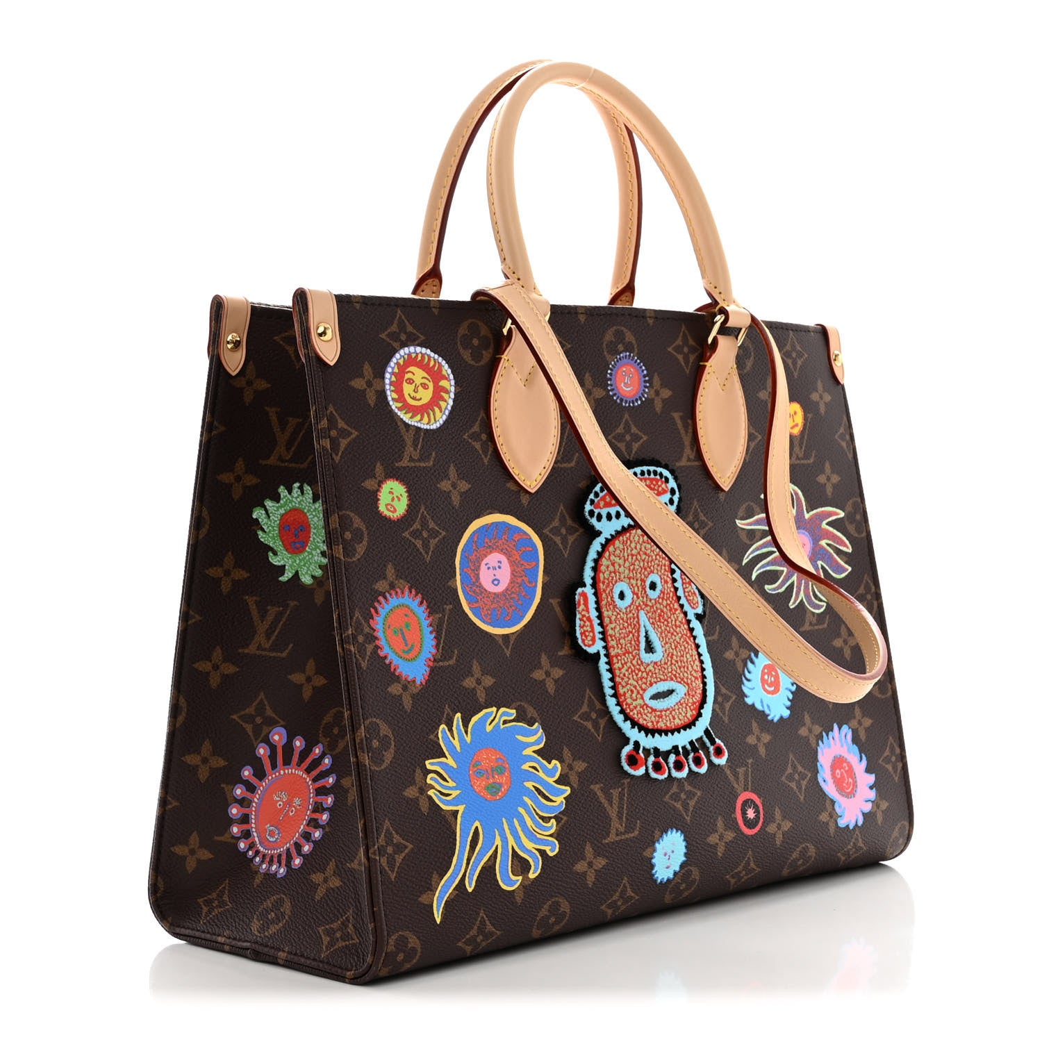 Louis Vuitton LV X YK Monogram Faces Onthego MM 3 of 9