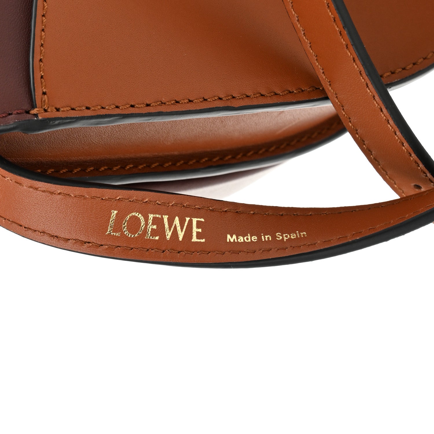 Loewe Soft Calfskin Heel Duo Cognac Tan 7 of 11