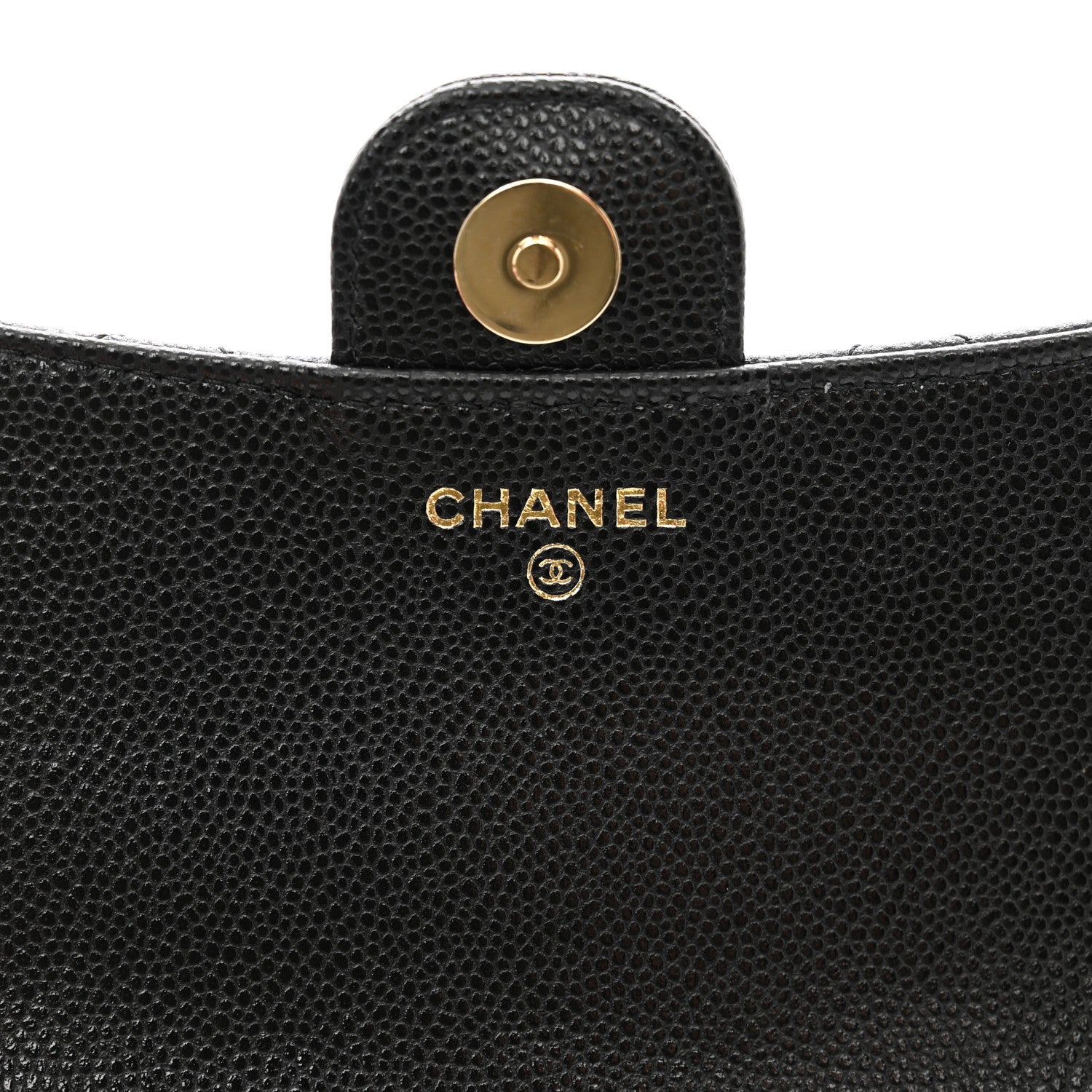 Chanel Caviar Quilted Flap Phone Holder With Chain Black 9 of 12