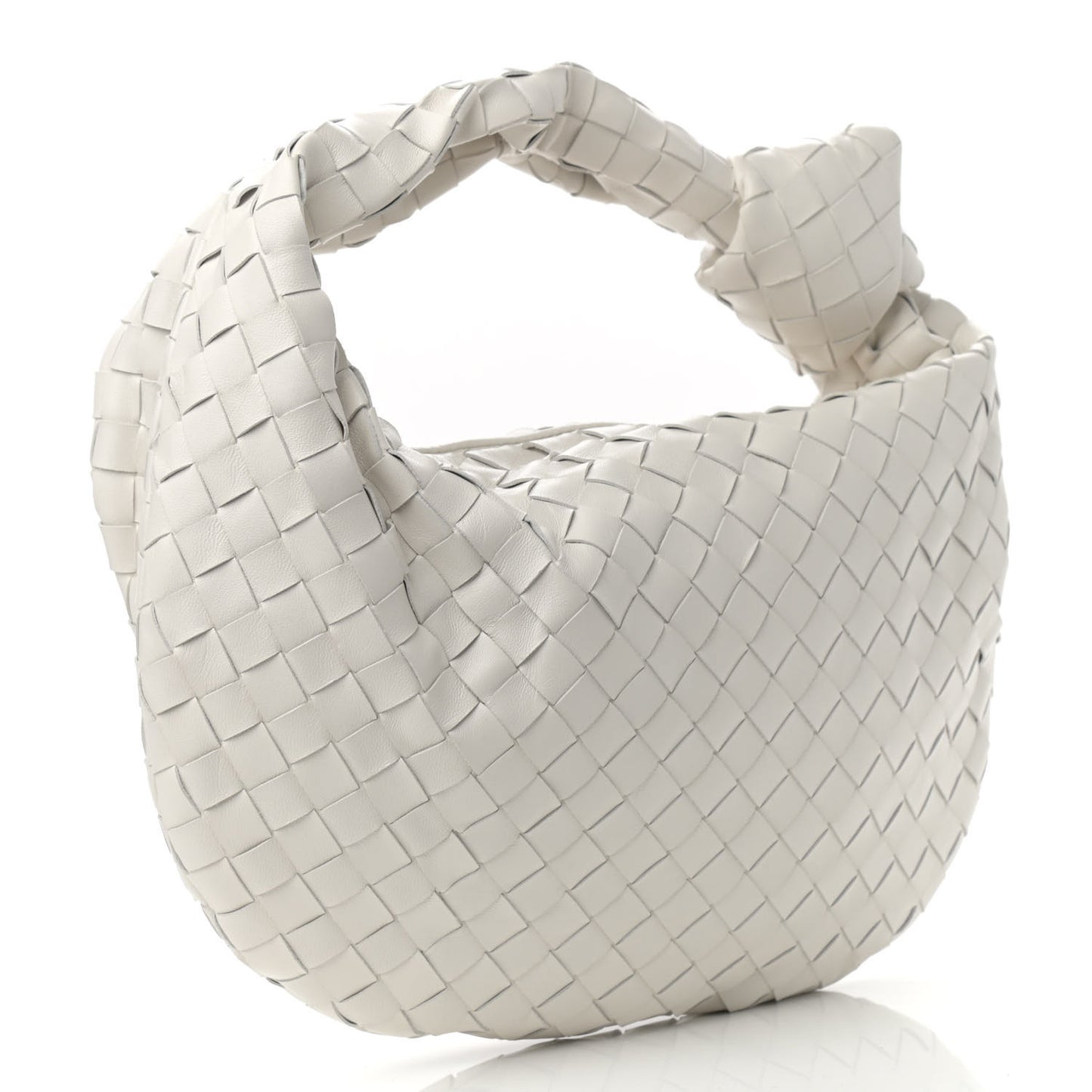 Nappa Intrecciato Teen Jodie Hobo White