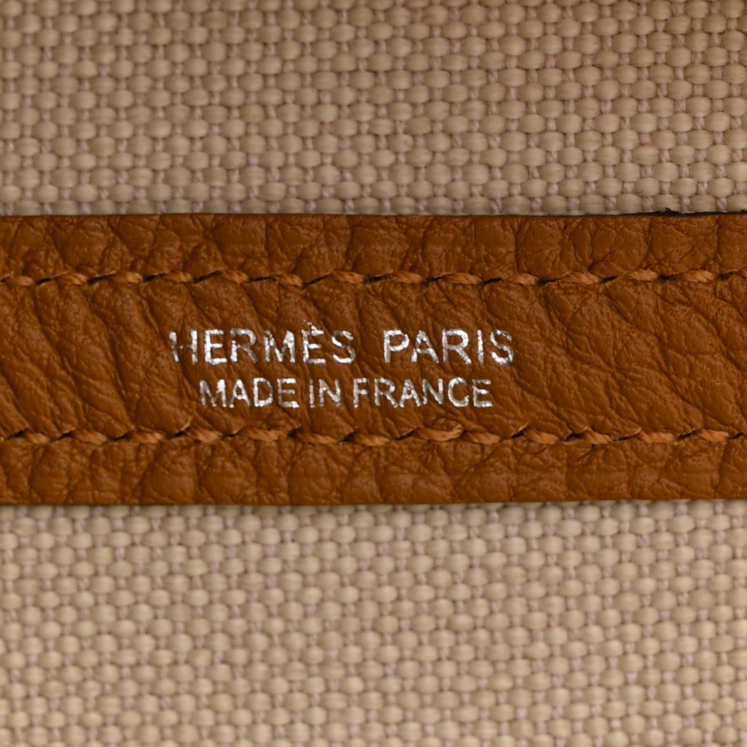 Hermes Toile Negonda Garden Party 30 TPM Tote Beton Ocre 6 of 11
