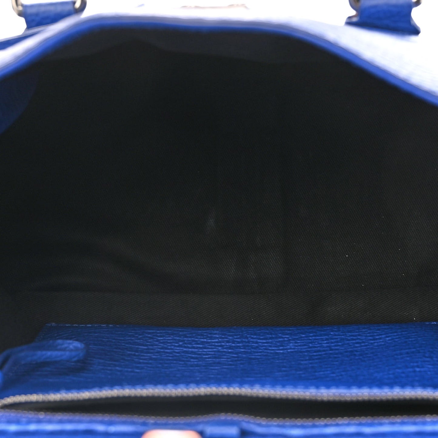 Textured Calfskin Medium Pashli Satchel Cobalt