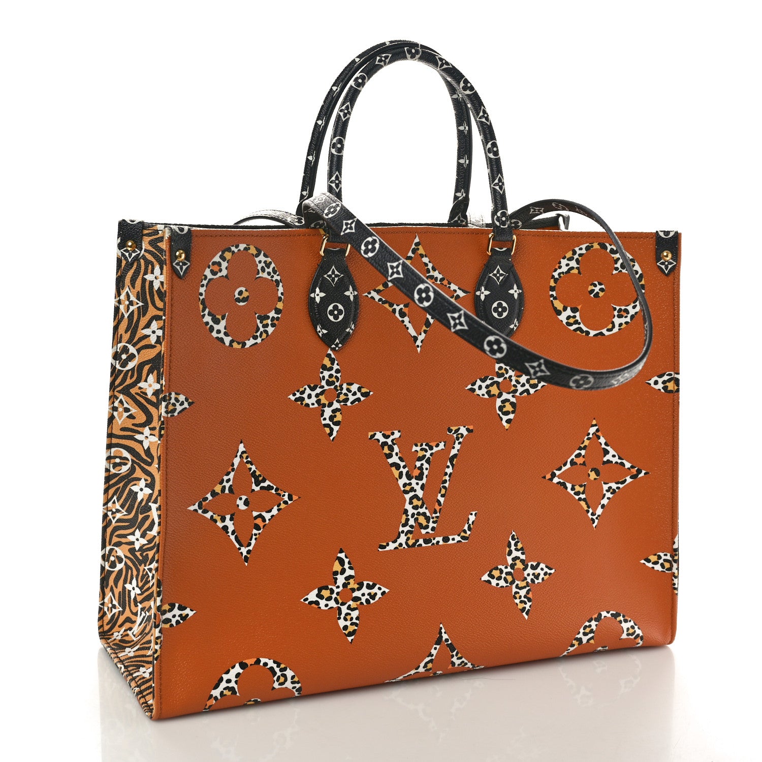 Louis Vuitton Monogram Giant Jungle Onthego GM Black 3 of 9