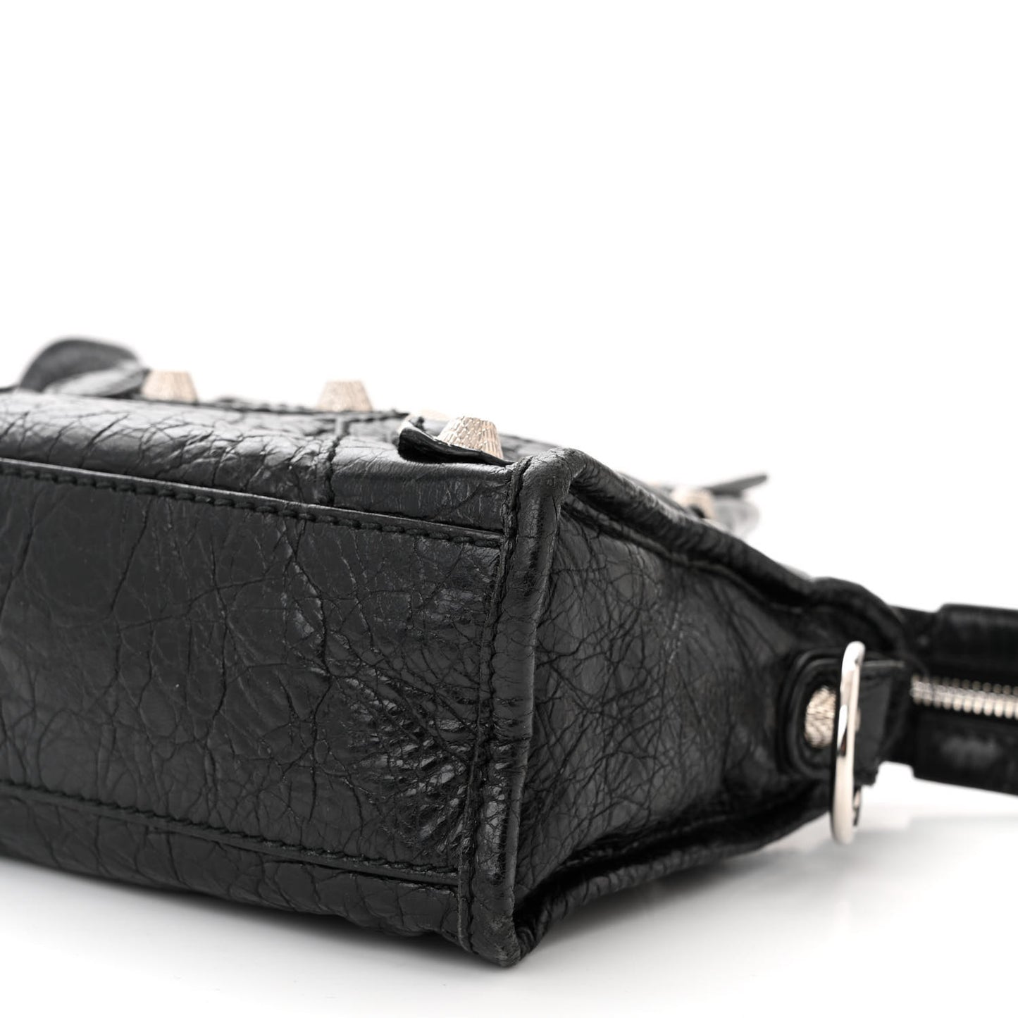 Agneau Giant 12 Silver Hardware Mini City Black