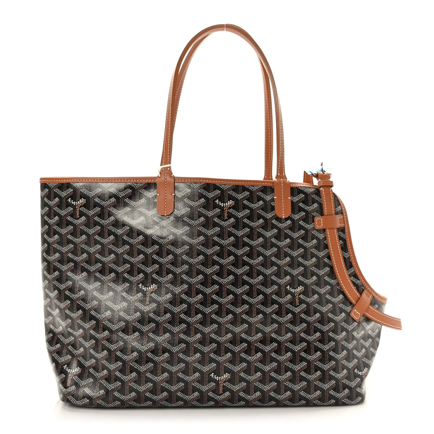 Goyardine Chien Gris Bag Black Gold