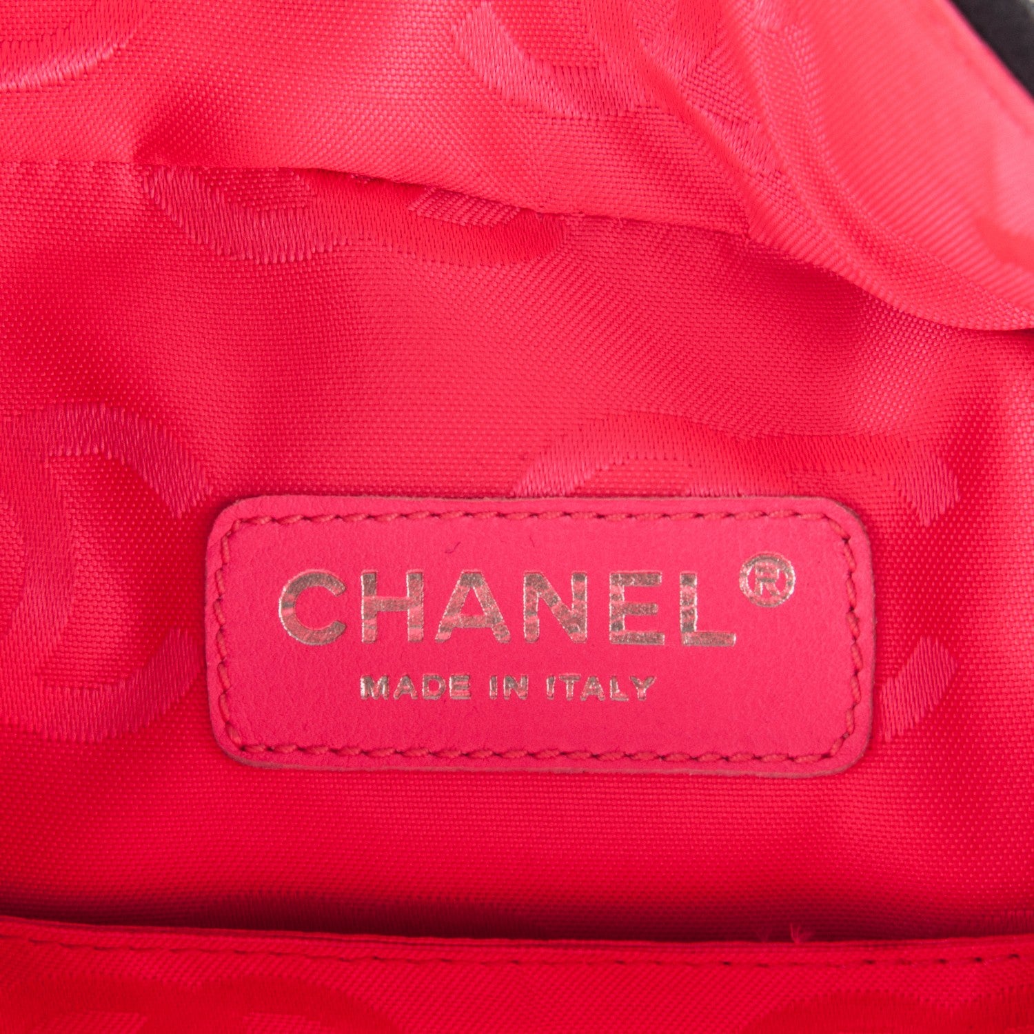 Chanel Calfskin Quilted Large Cambon Multipocket Reporter Black 6 of 9