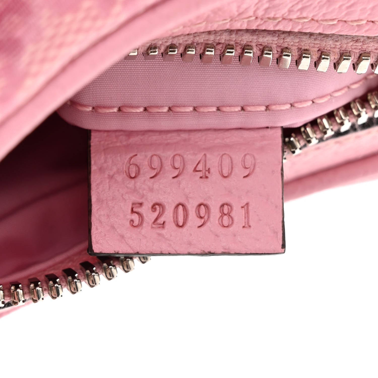 Gucci GG Crystal Coated Canvas Monogram Web Small Attache Shoulder Bag Pink 7 of 10