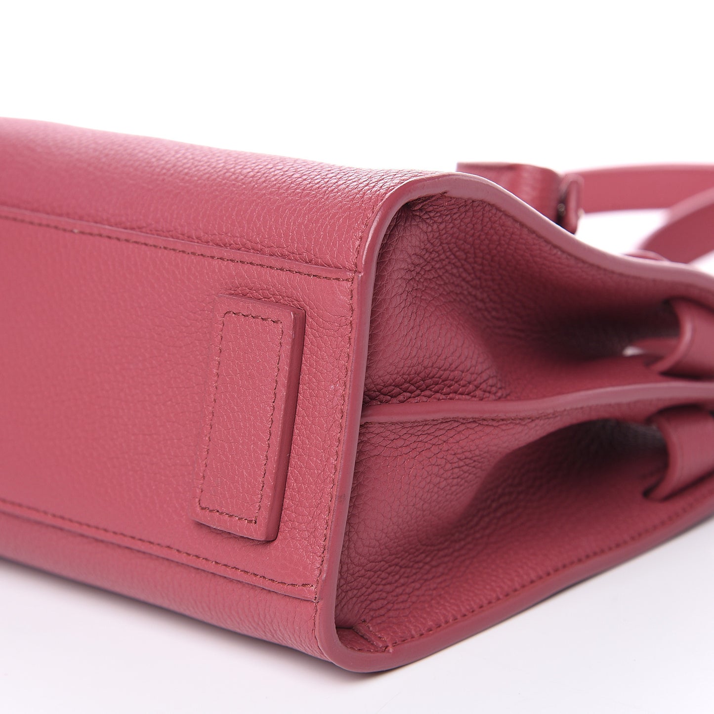 Grained Calfskin Nano Sac De Jour Souple Mystic Rose