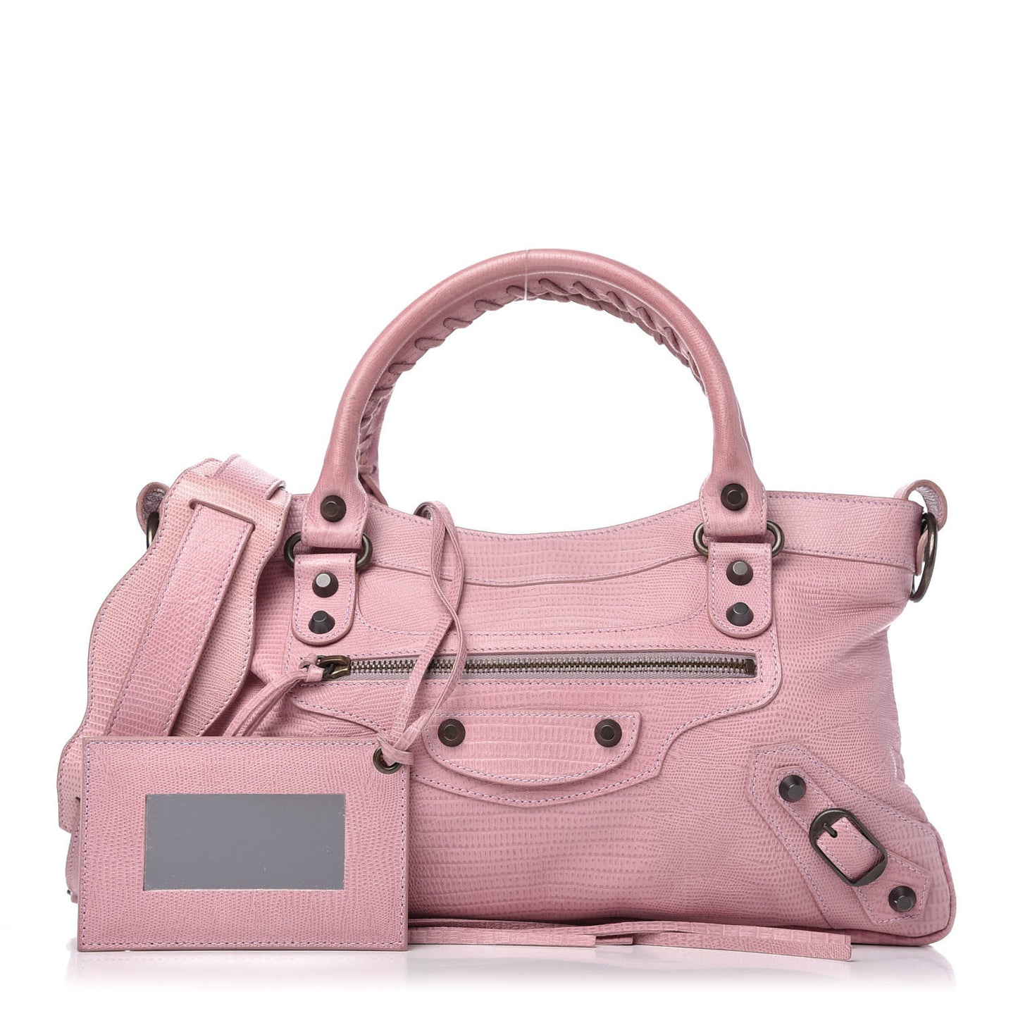 Lizard Embossed Classic Hardware First Parme