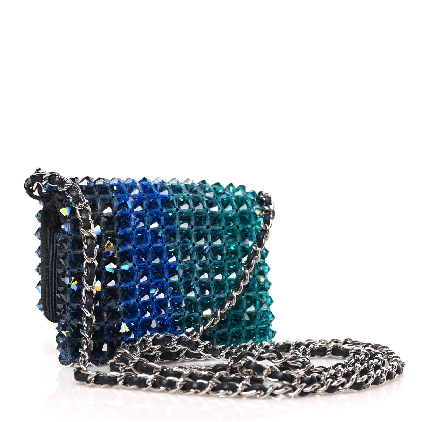 Crystal Mini Flap Blue Green