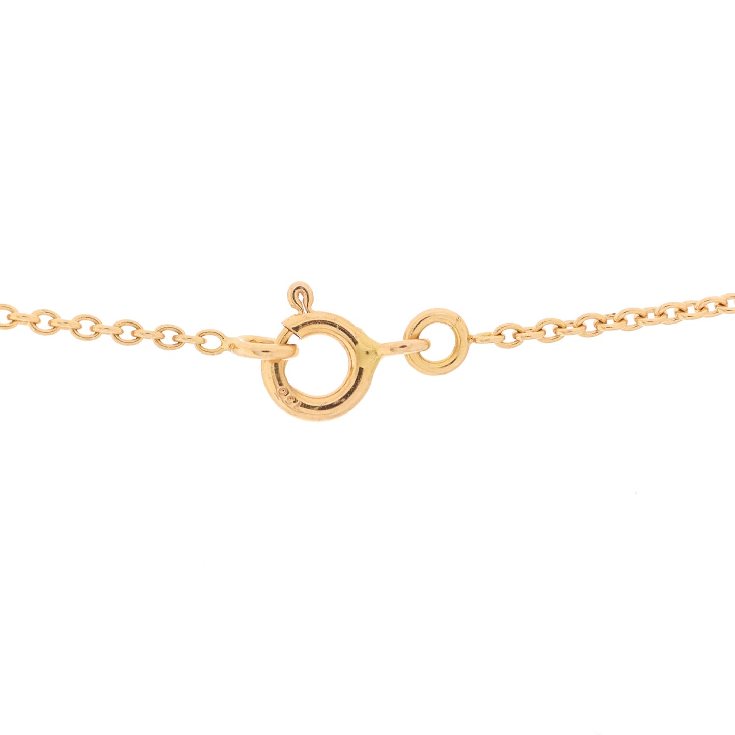 18K Rose Gold Diamond Pink Opal Rose Des Vents Necklace