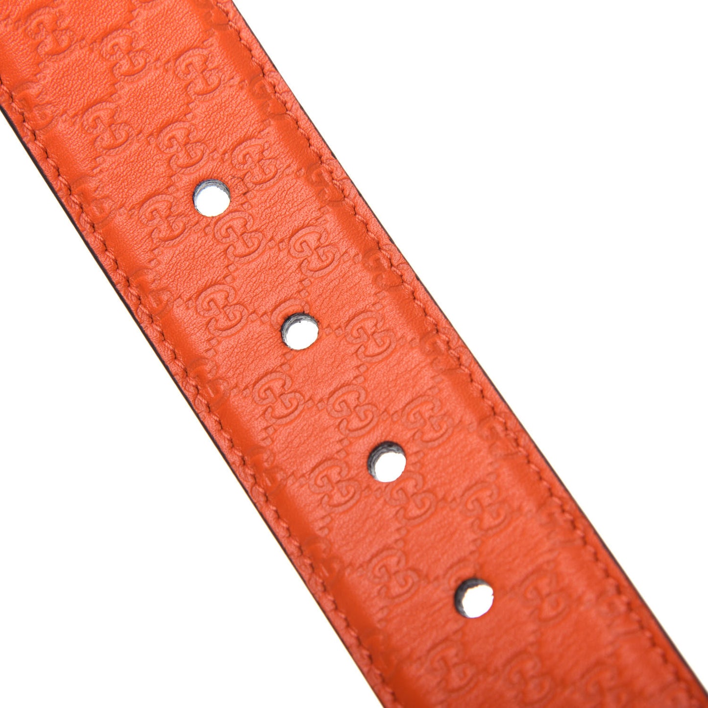 Soft Microguccissima 40mm Belt 80 32 Sun Orange