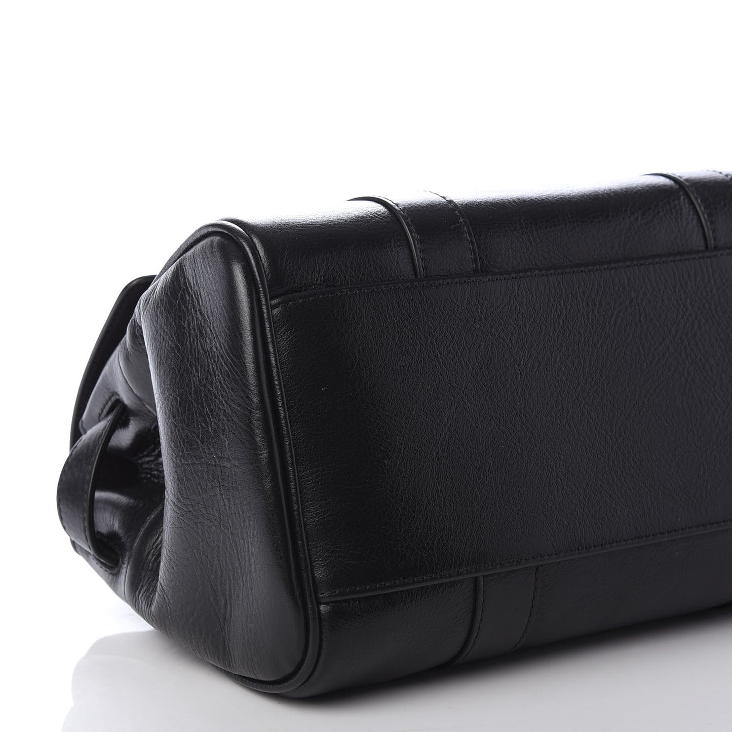 Natural Vegetable Tanned Small Bayswater Black