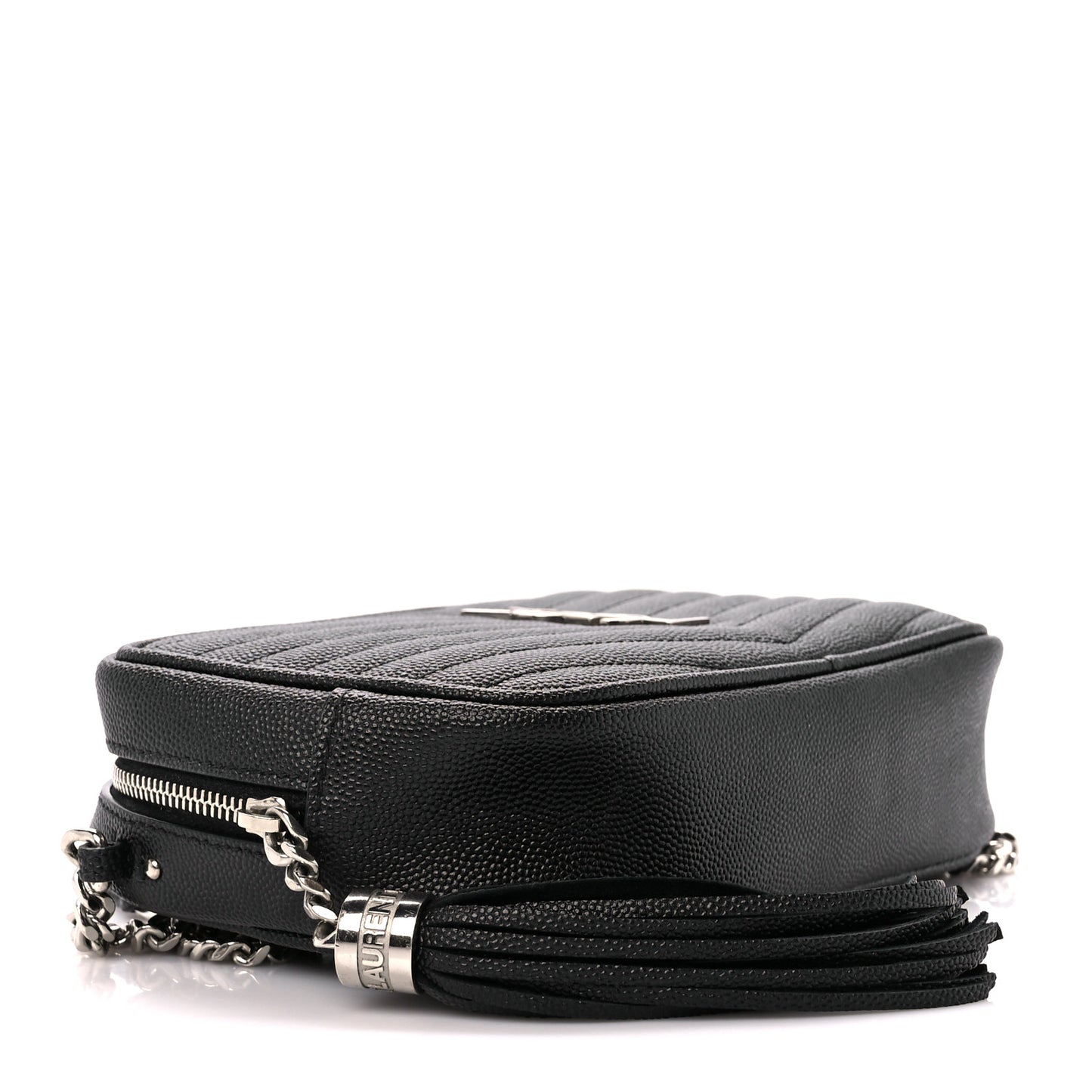 Grain De Poudre Matelasse Monogram Mini Lou Camera Bag Black