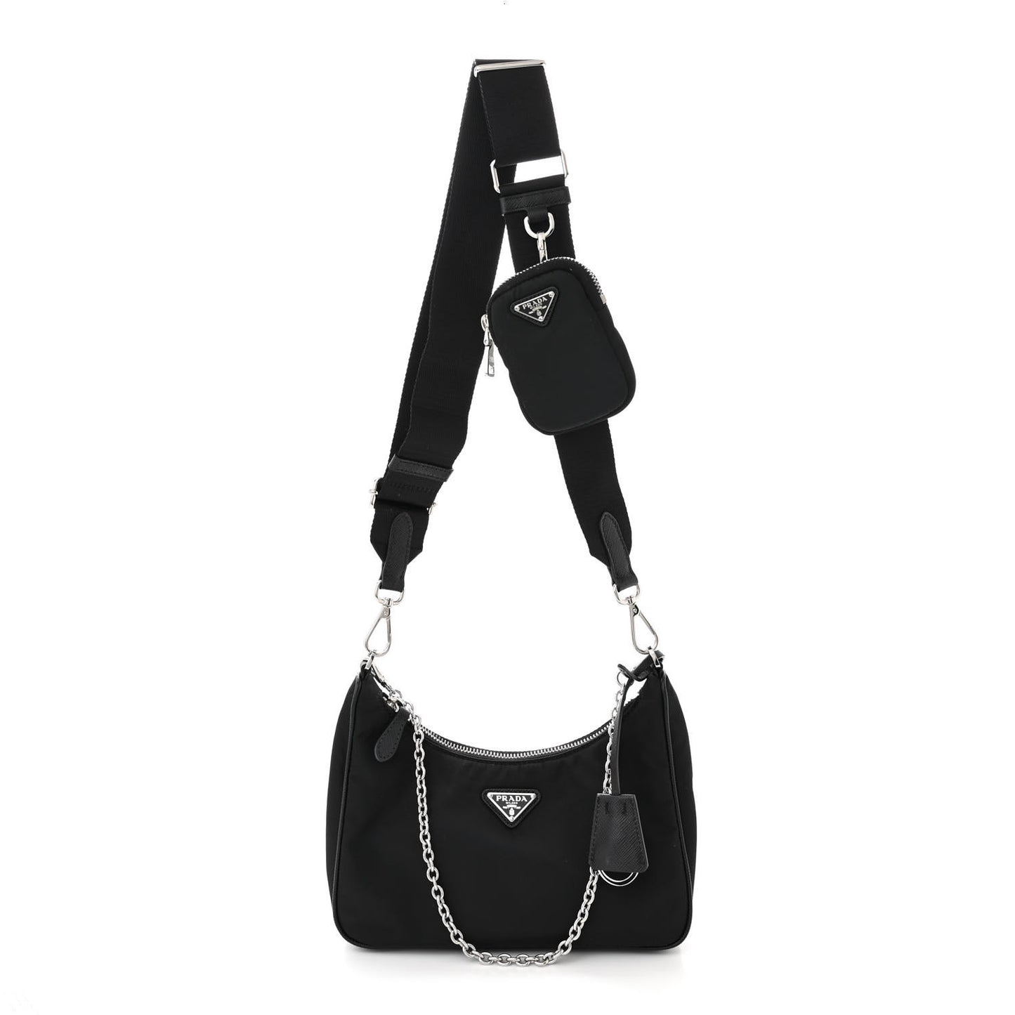 Nylon Re-Edition 2005 Shoulder Bag Black