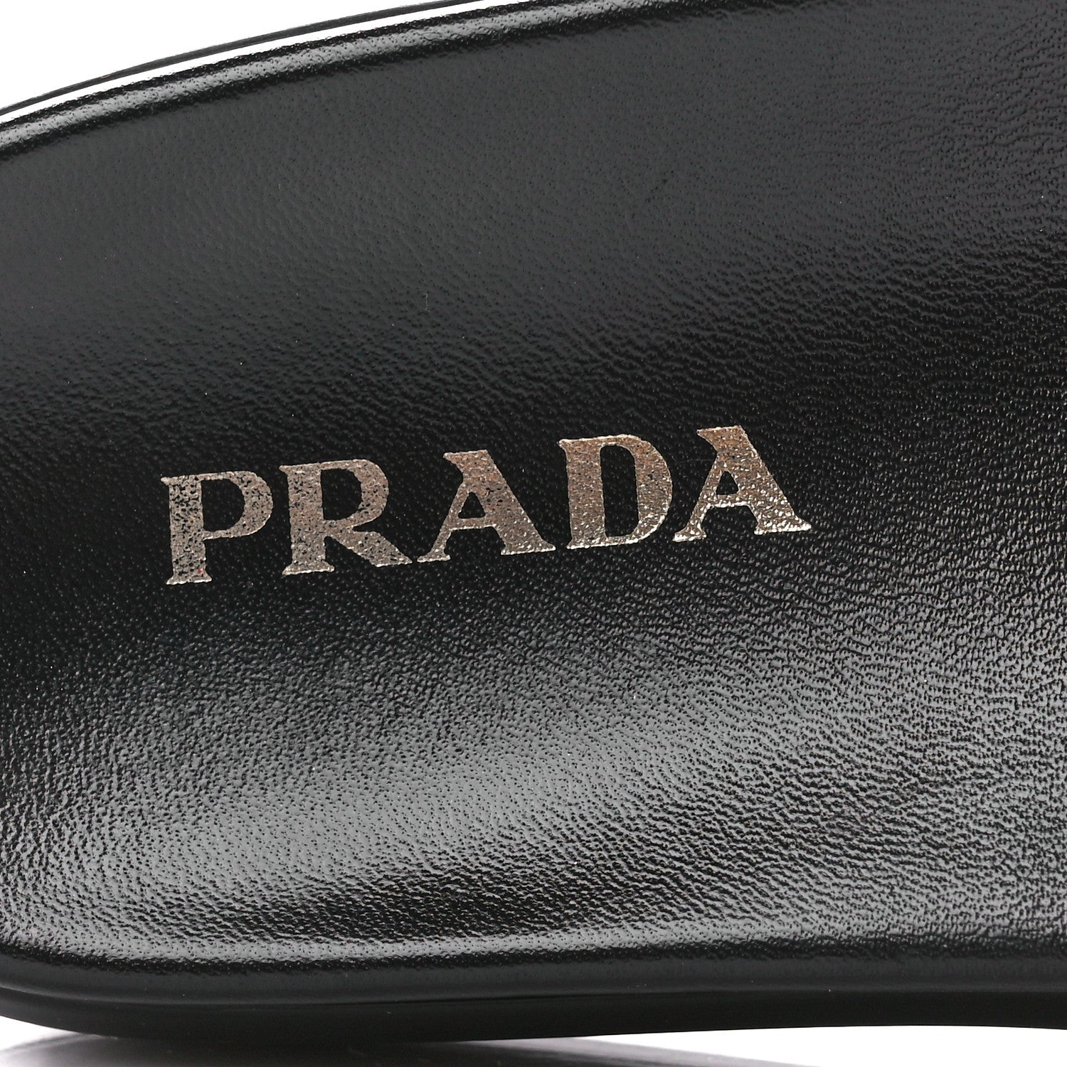 Prada Shearling Slide Sandals 38.5 Orange Multicolor 8 of 9