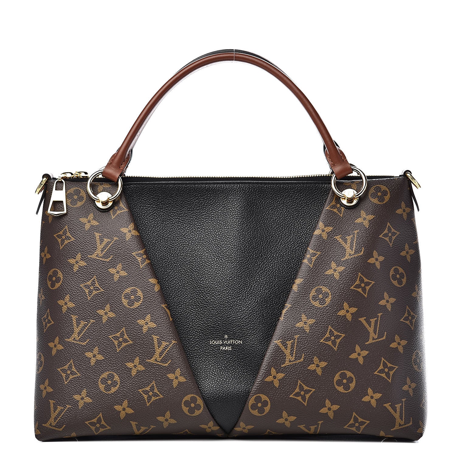 Louis Vuitton Monogram V Tote MM Black 1 of 13