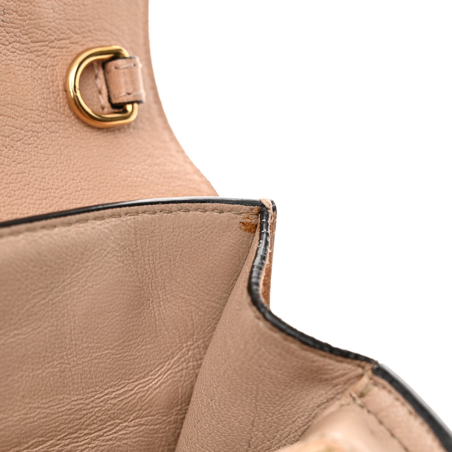 Goatskin Medium Mily Shoulder Bag Biscotti Beige