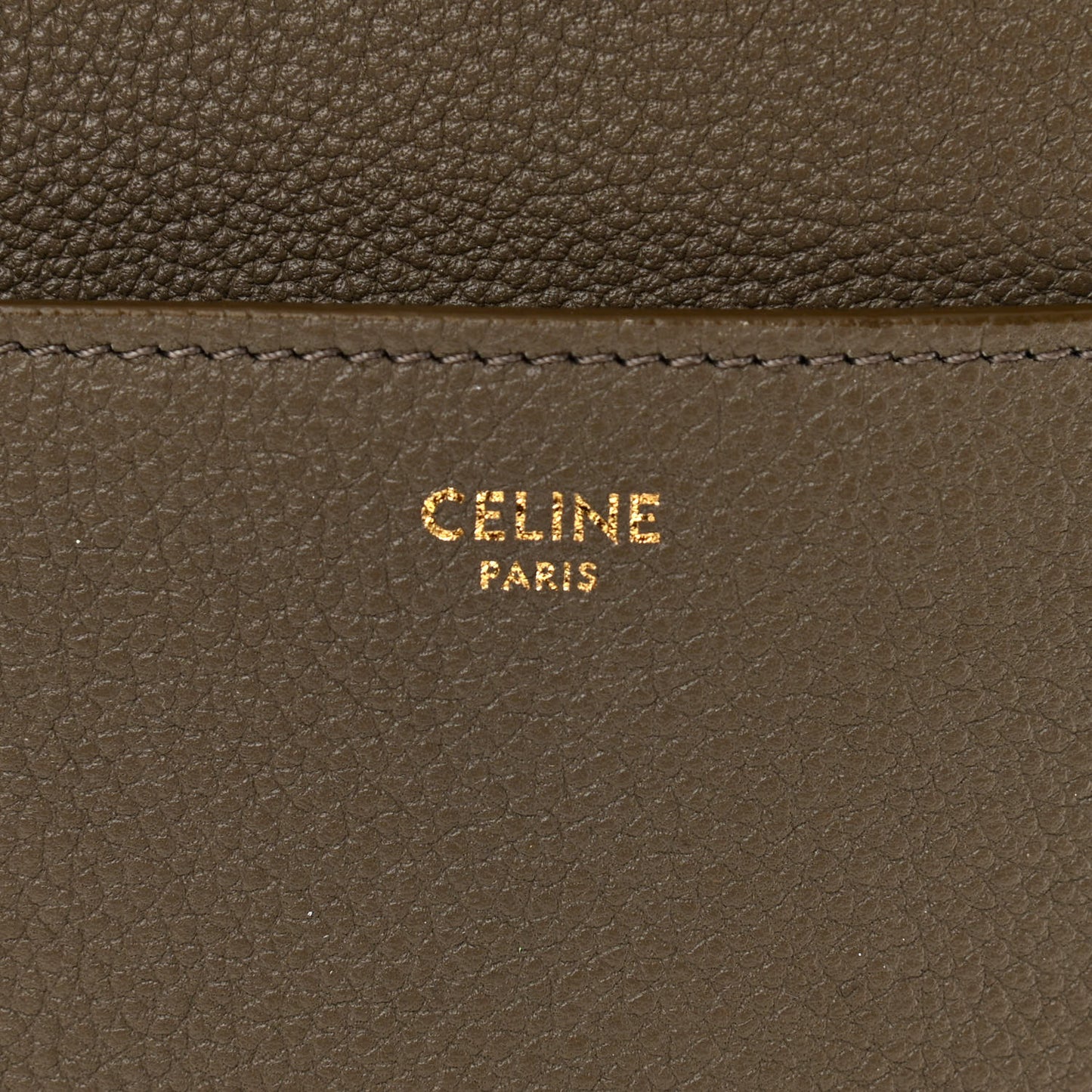 Soft Grained Calfskin Sangle Bucket Bag Taupe