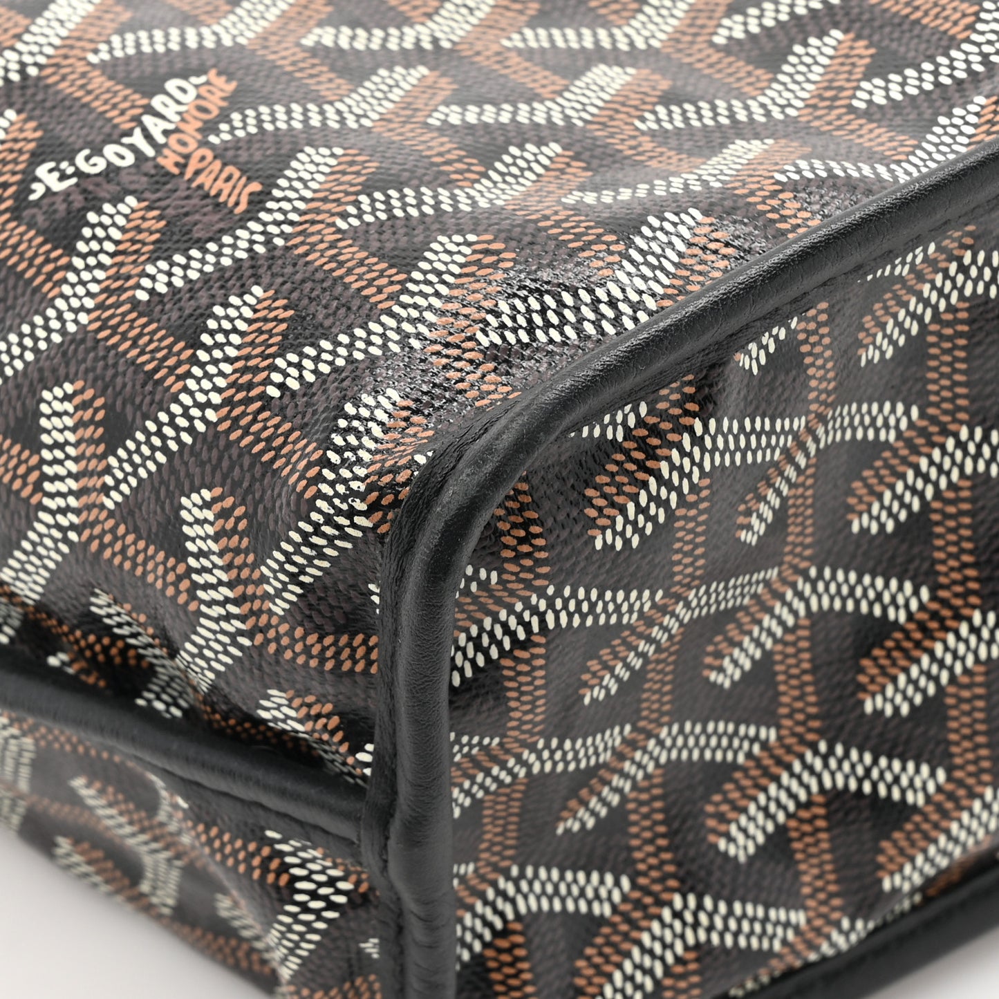Goyardine Reversible Mini Anjou Black