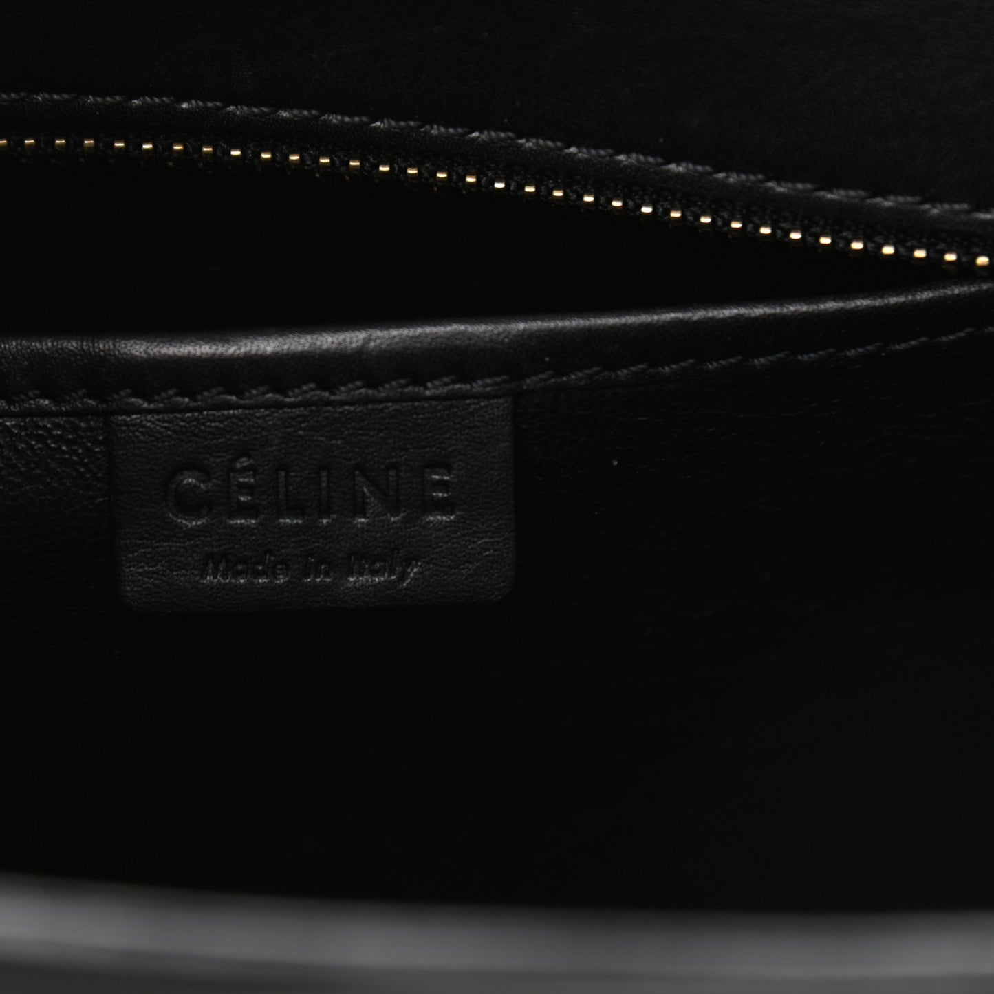 Satin Calfskin Suede Nano Tri-Color Luggage Seashell