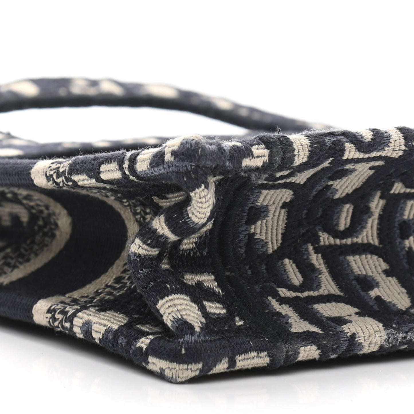 Oblique Mini Book Tote Blue Multicolor