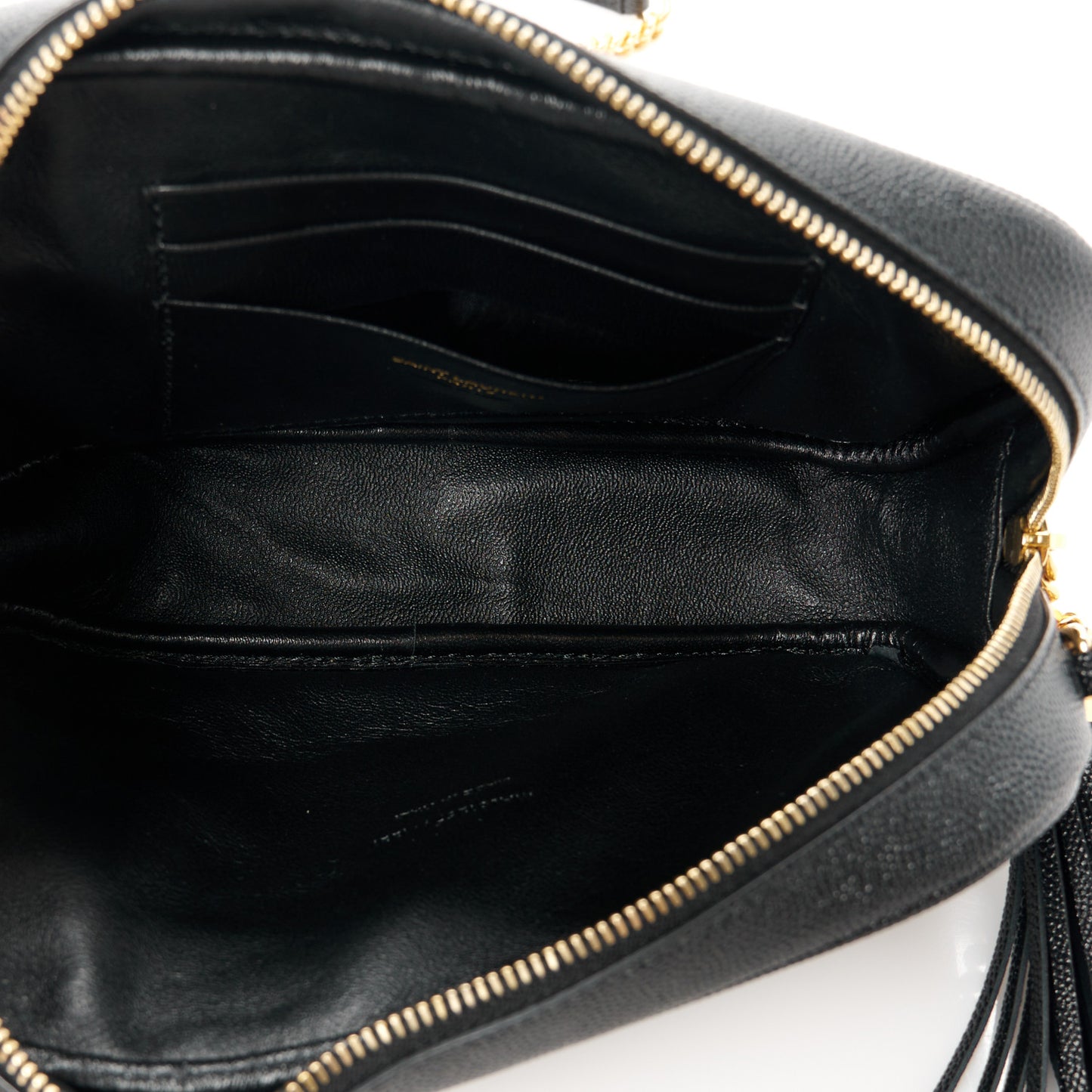 Grain De Poudre Matelasse Monogram Mini Lou Camera Bag Black