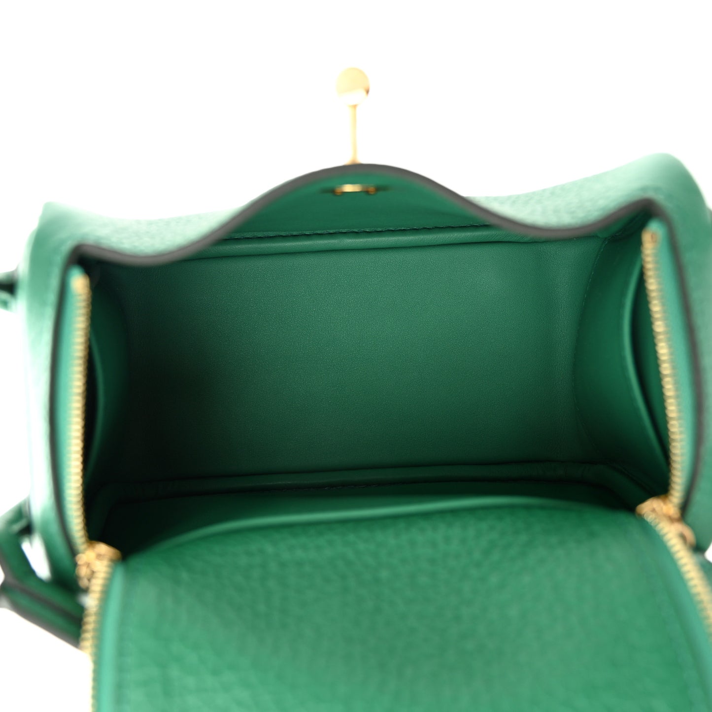 Taurillon Clemence Mini Lindy 20 Vert Vertigo