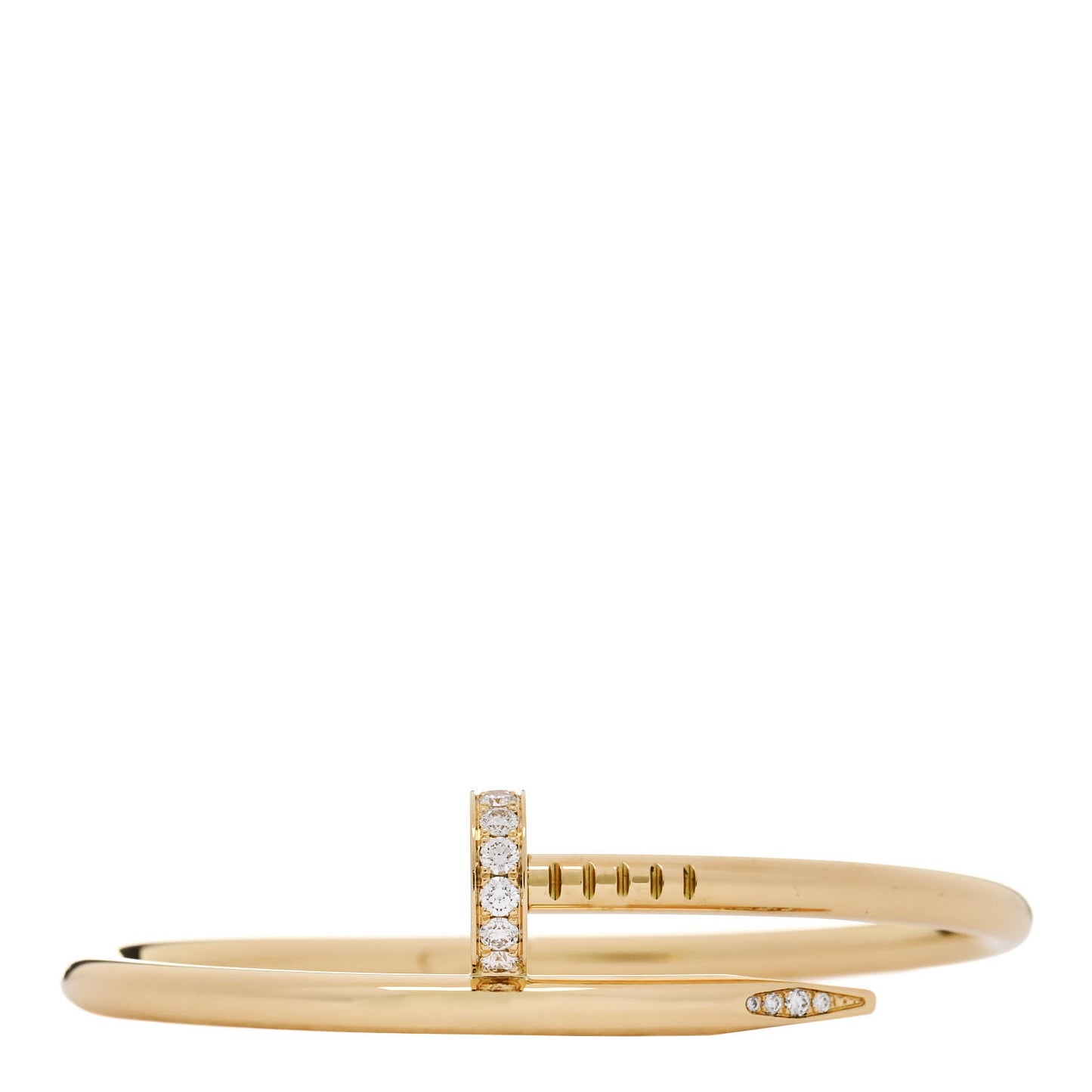 18K Yellow Gold Diamond Juste Un Clou Bracelet 15