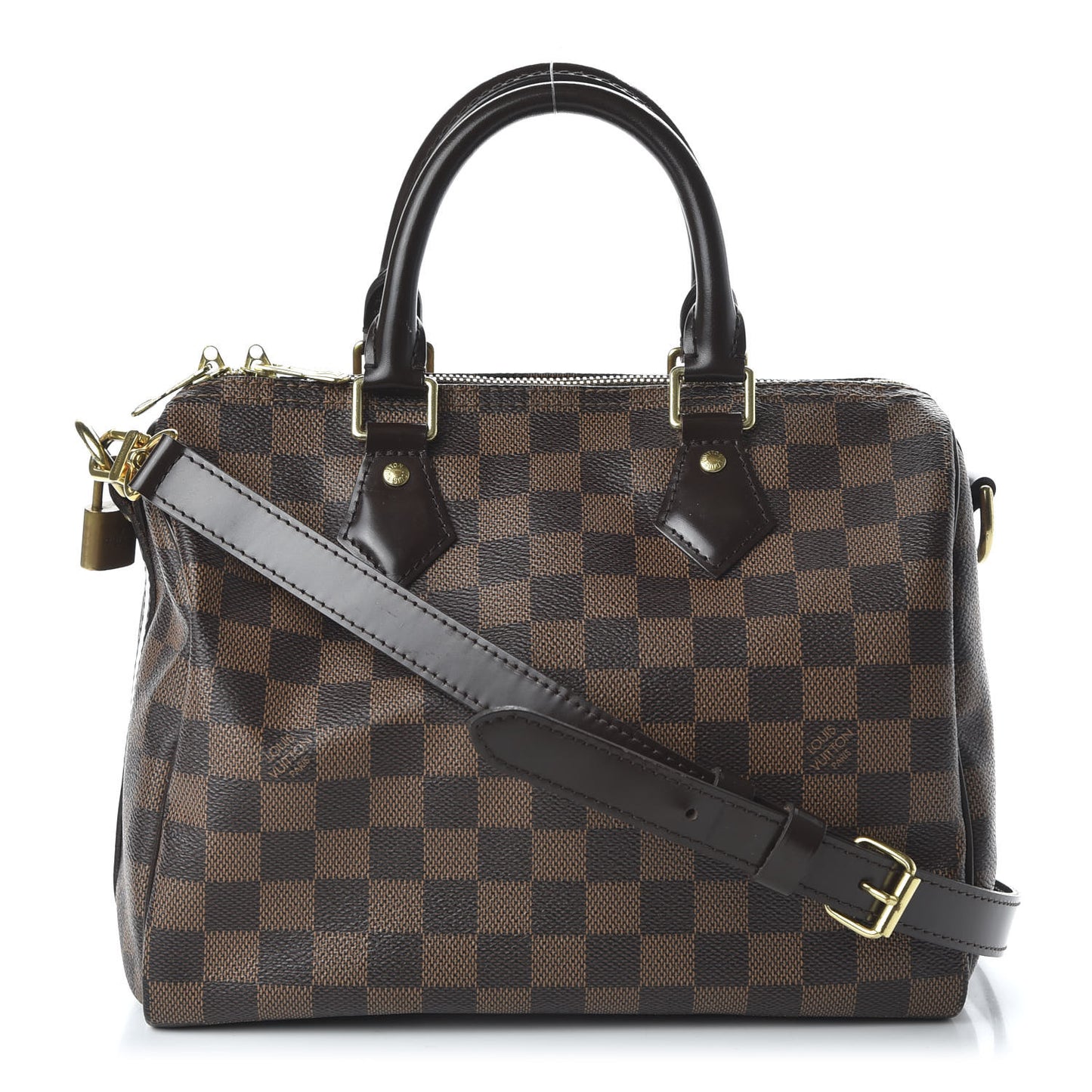 Damier Ebene Speedy Bandouliere 25