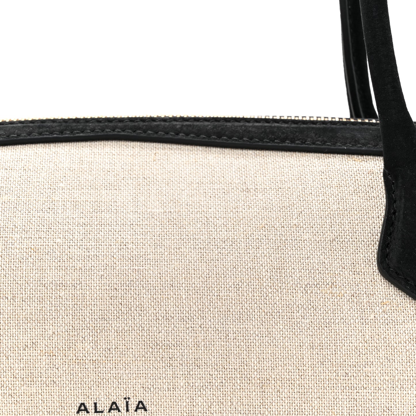 Canvas Nubuck Medium Le Teckel Bag Black