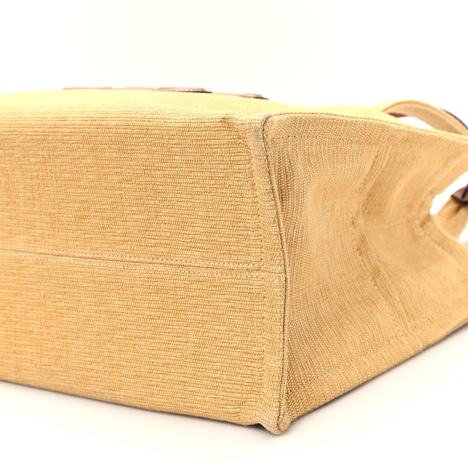 Celine Canvas Calfskin Triomphe Large Cabas Thais Natural Tan 10 of 10