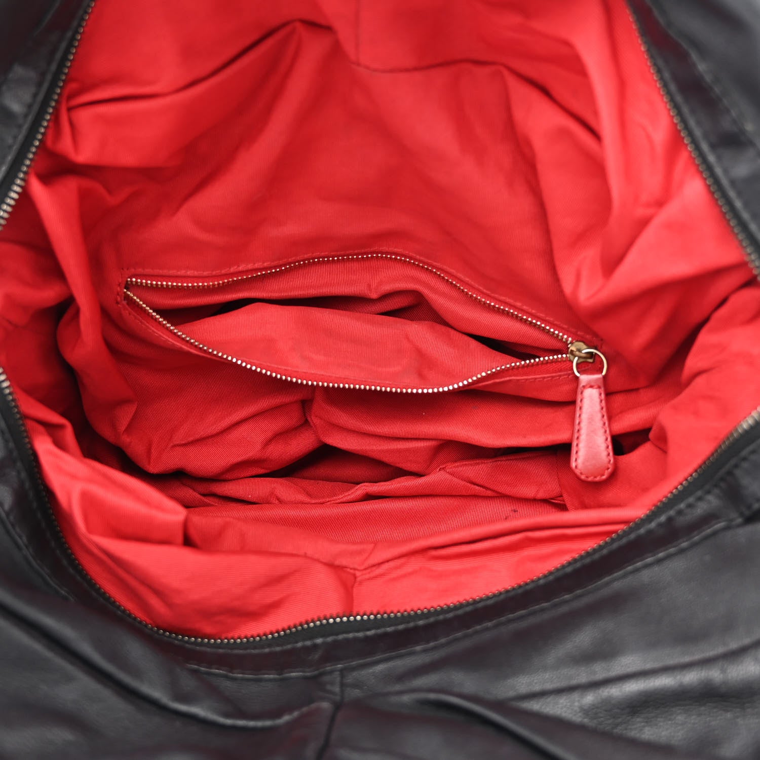 Christian Louboutin Lambskin Plated Fringed Tinzita Shoulder Bag Black 5 of 15