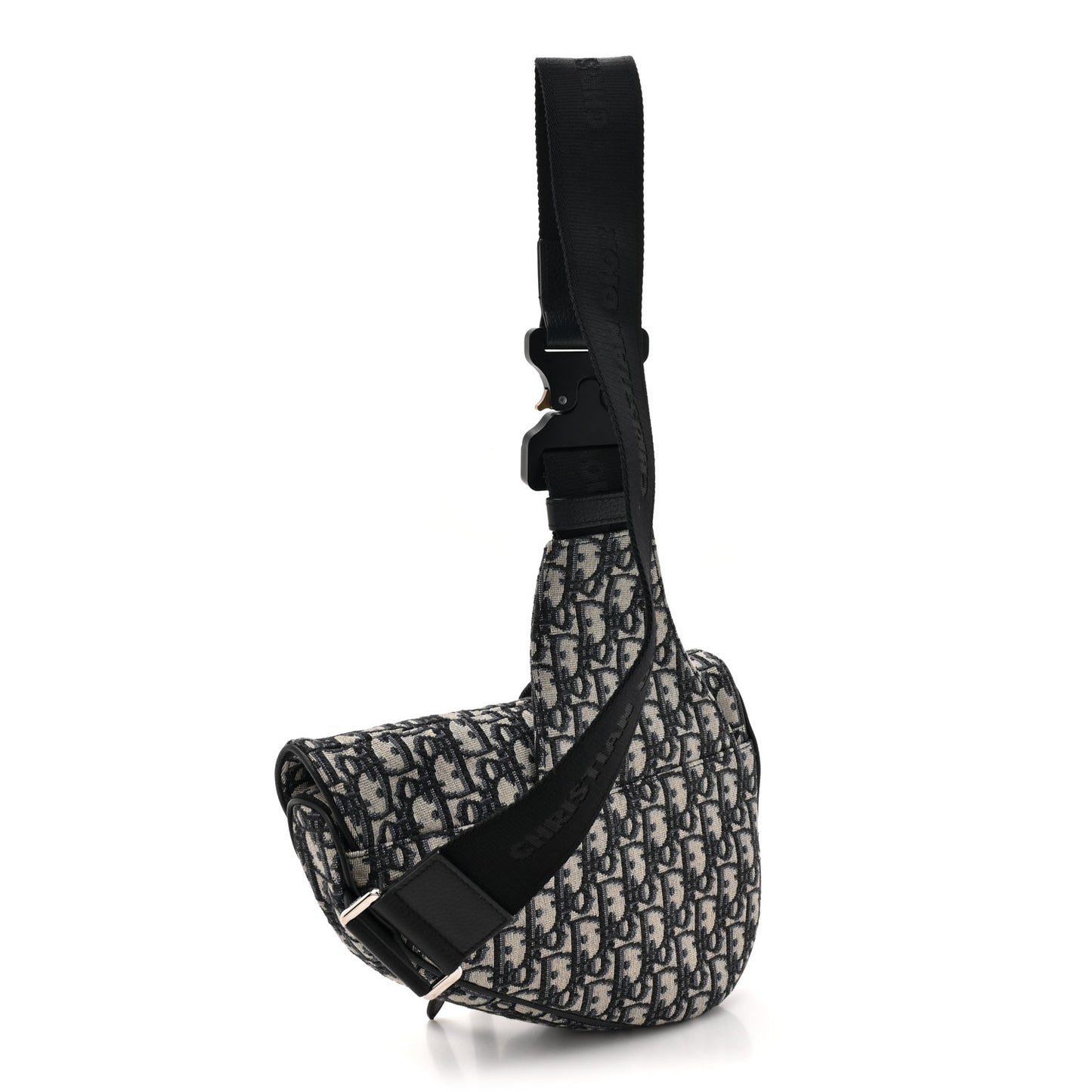 Oblique Mens Saddle Bag Blue