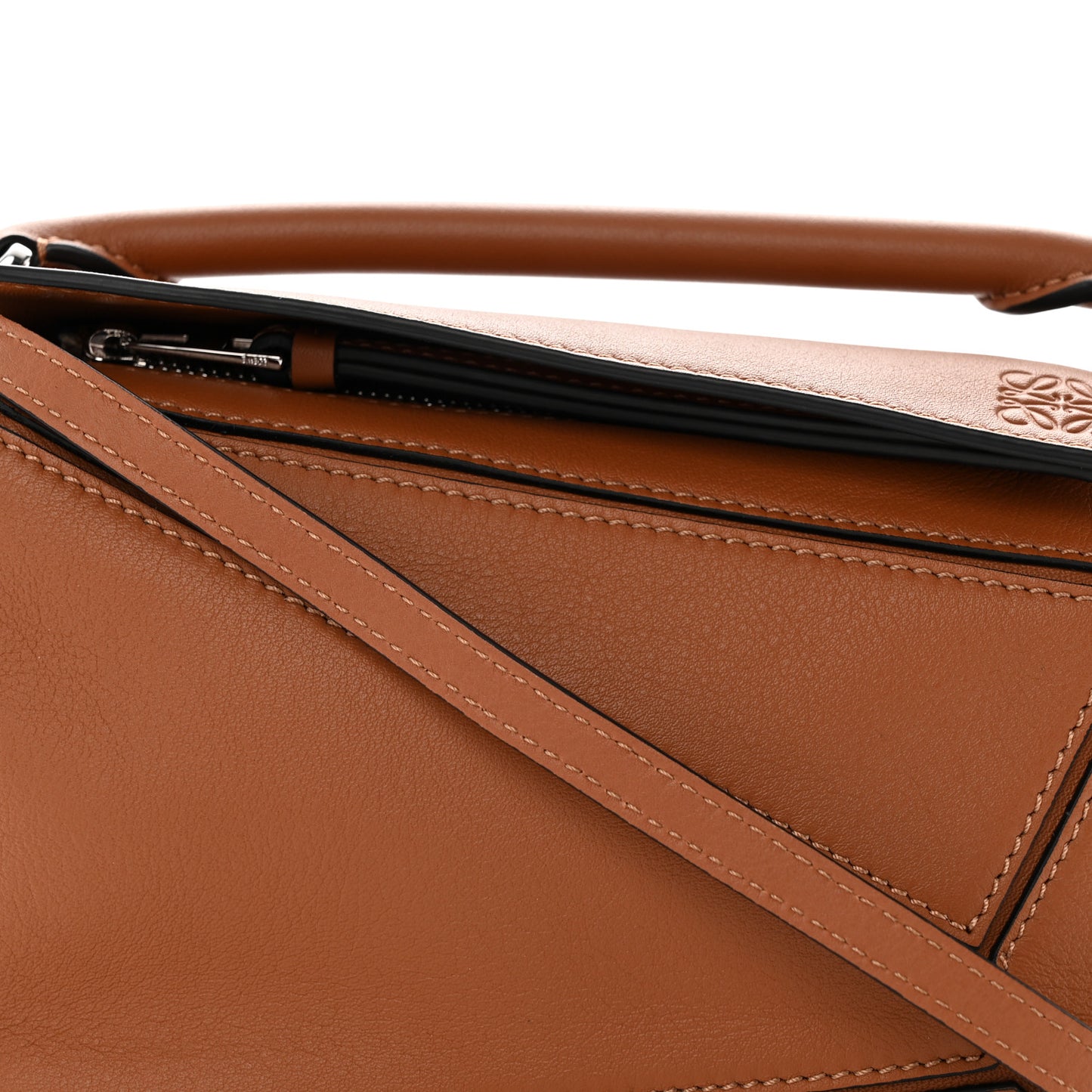 Calfskin Mini Puzzle Bag Tan