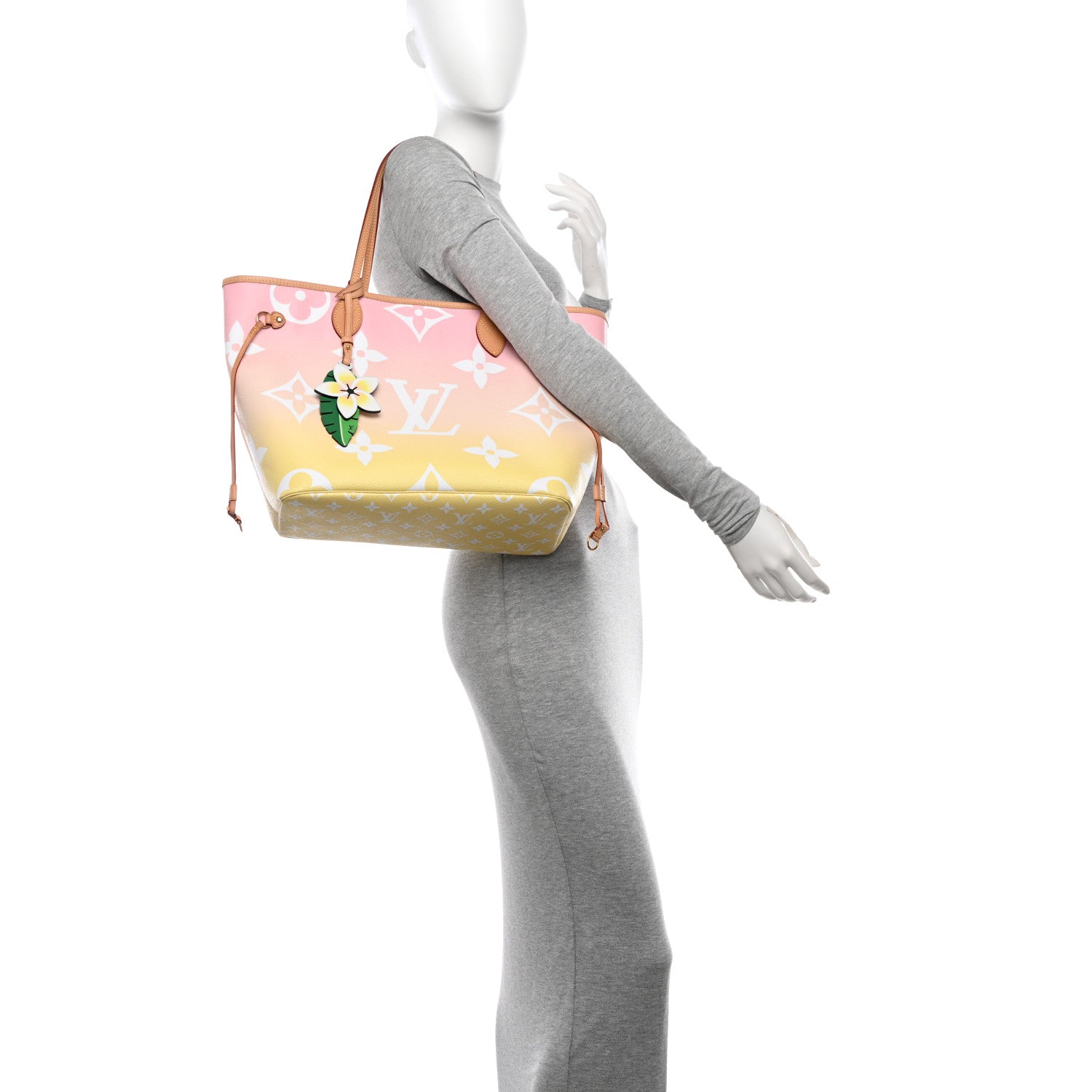 Louis Vuitton Monogram Giant By The Pool Neverfull MM Light Pink 2 of 17