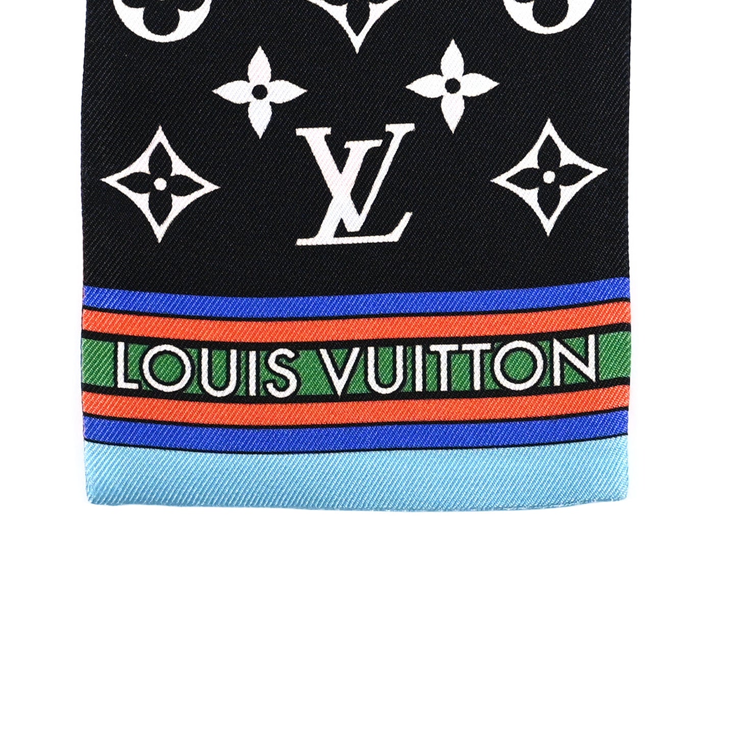 Silk Monogram All In LV Bandeau Black