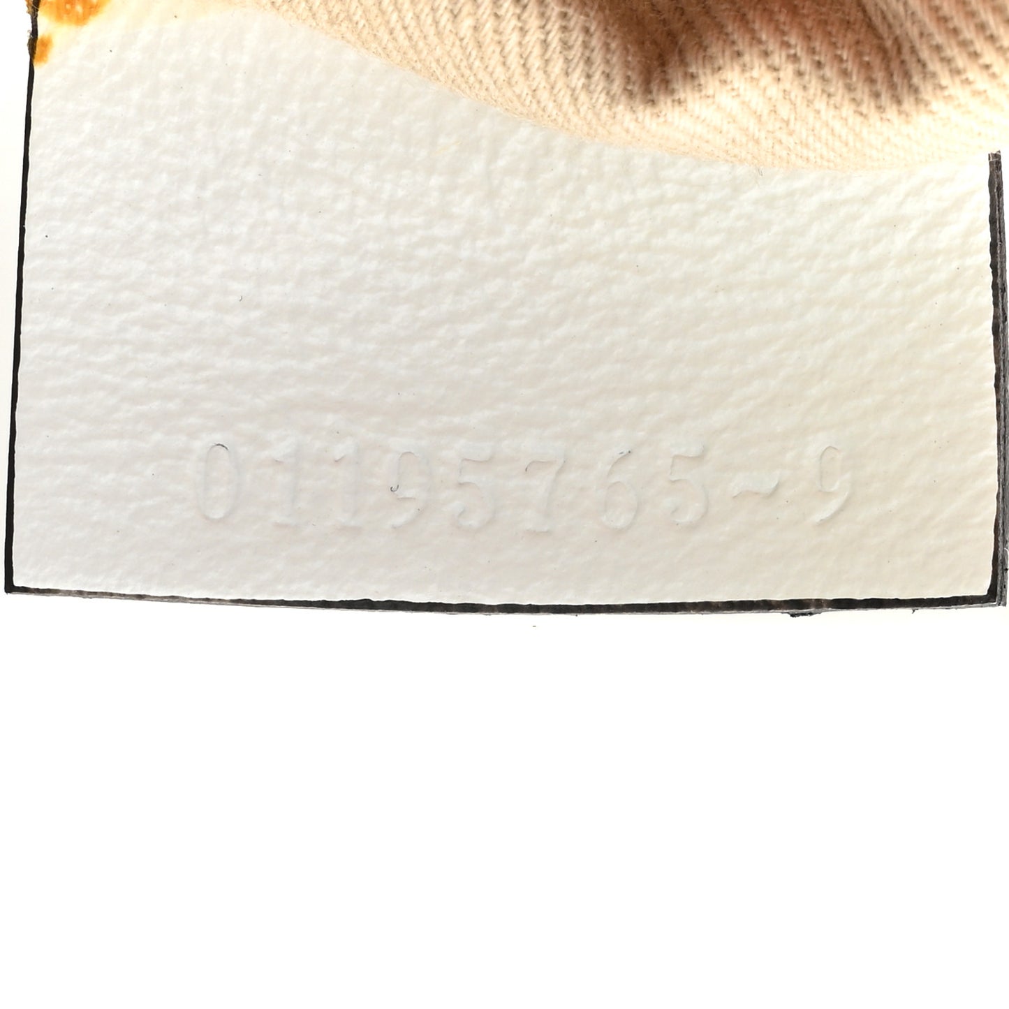 Calfskin Crocodile Embossed Small C Double Carry Brilliant White