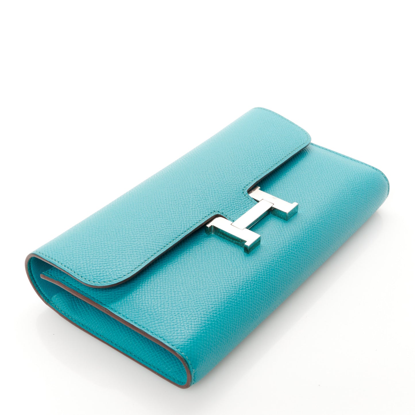 Epsom Constance Long Wallet Bleu Paon