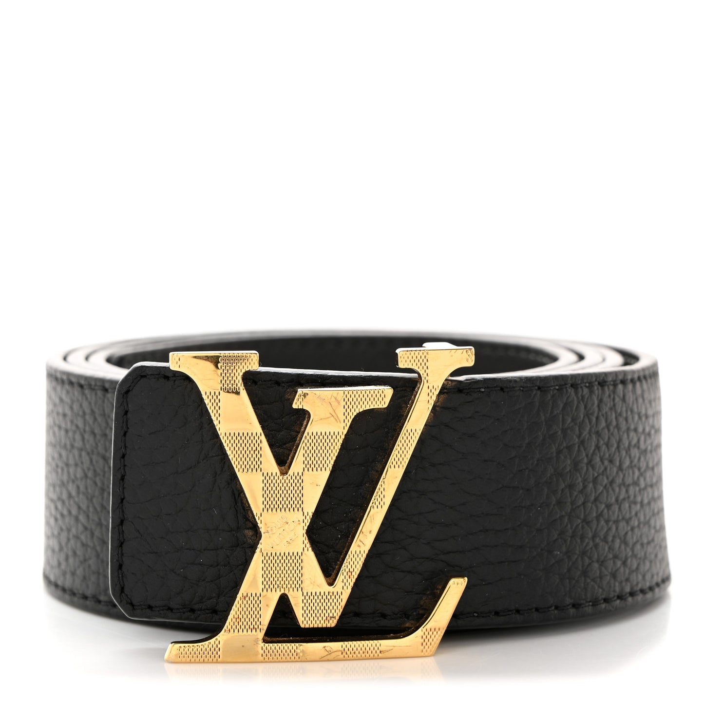 Calfskin 40mm Damier LV Initiales Reversible Belt 95/38