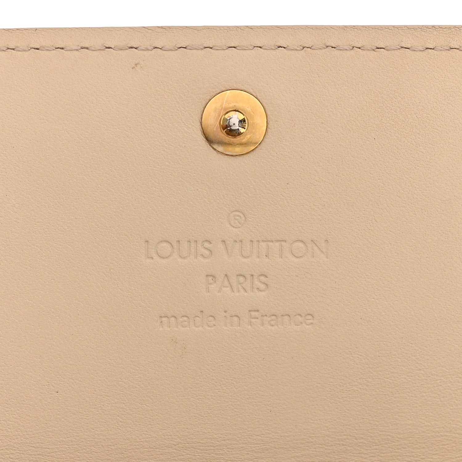 Louis Vuitton Vernis Sarah Wallet Blanc Corail 6 of 10