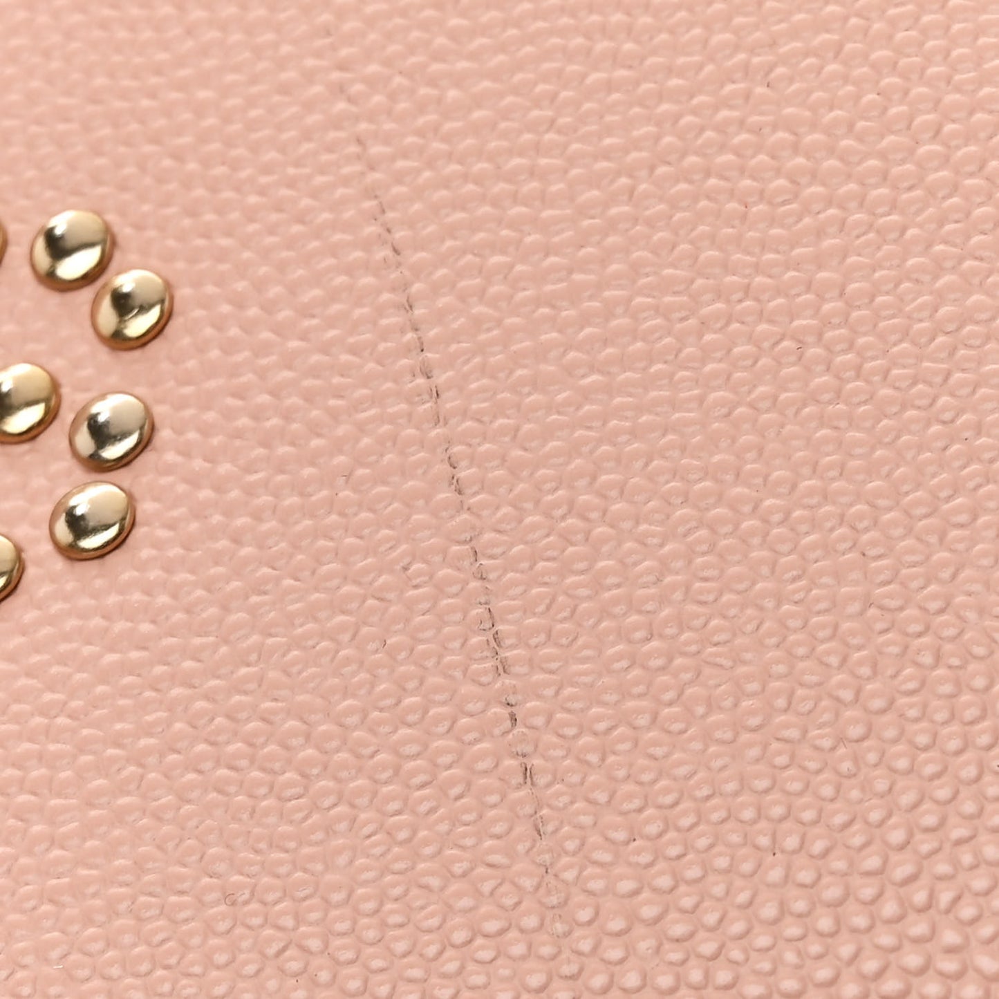 Caviar Small Studded Deauville Tote Light Pink