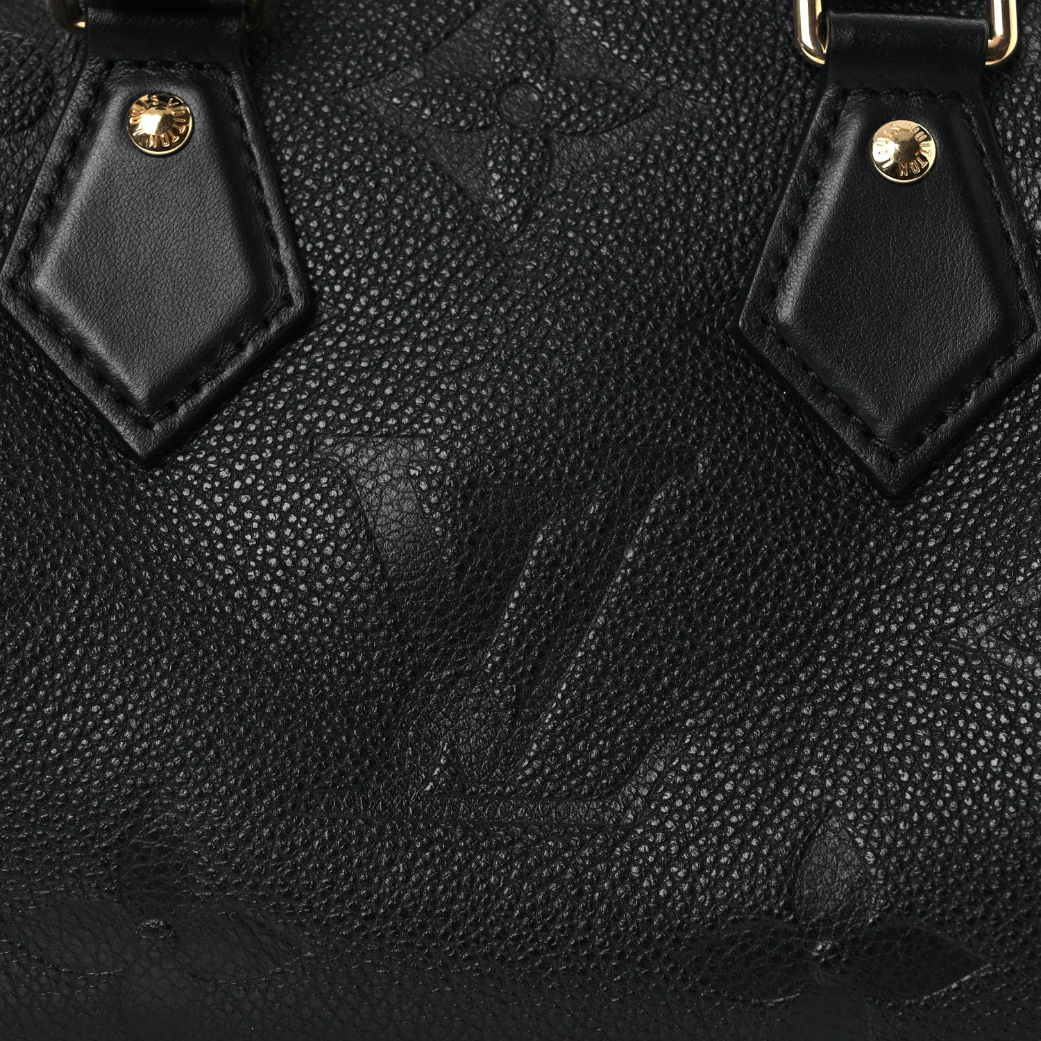 Louis Vuitton Empreinte Monogram Giant Speedy Bandouliere 20 Black 7 of 10