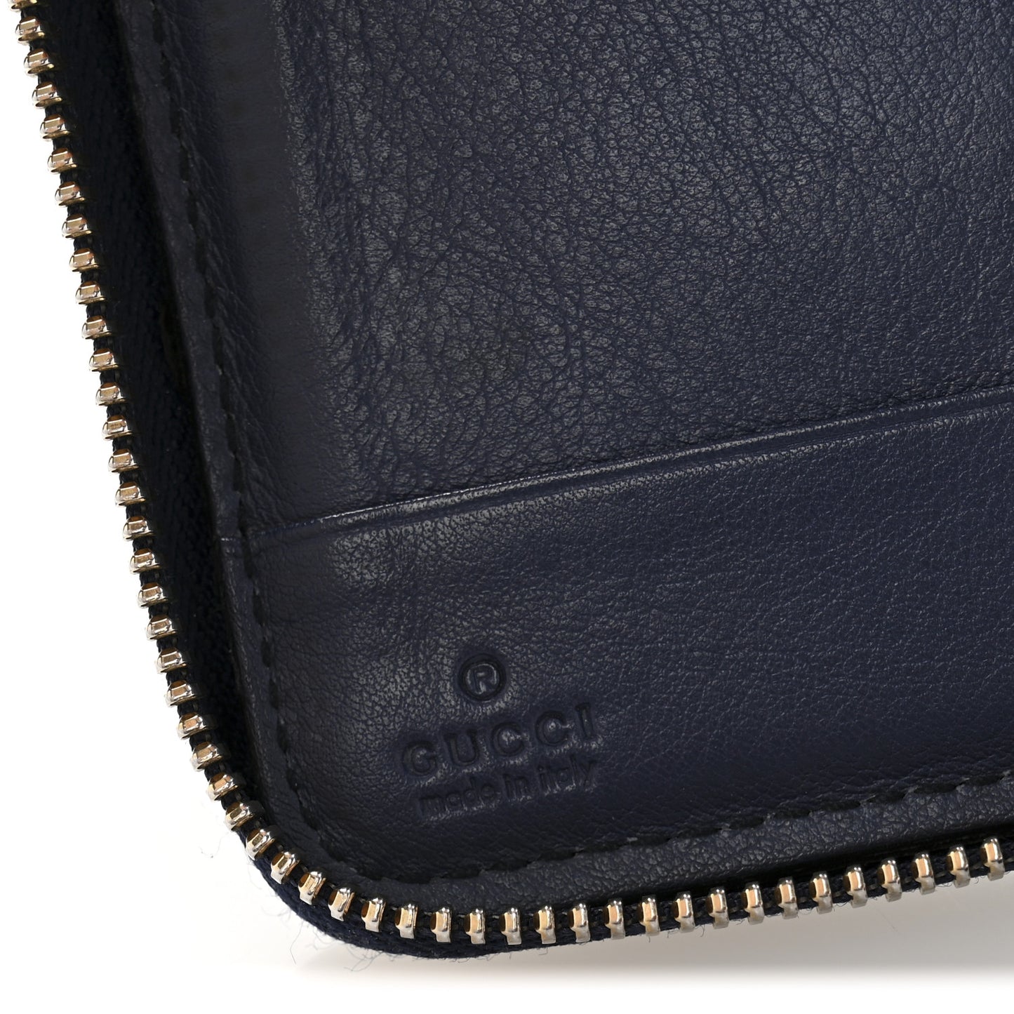 Patent Medium Soho Zip Around Wallet Navy