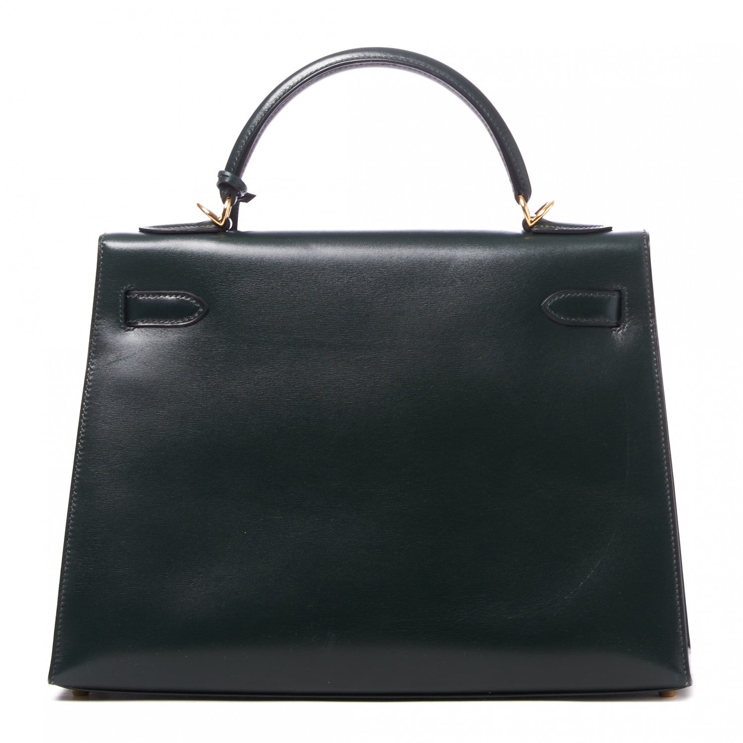 Hermes Box Kelly Sellier 32 Vert Fonce 3 of 31