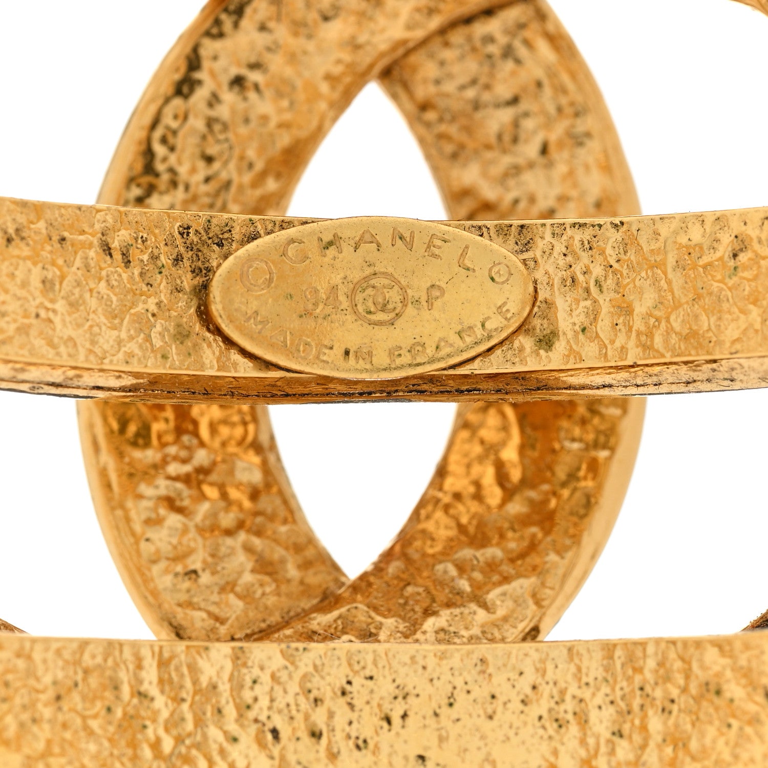 Chanel Metal CC Cuff Gold 4 of 4