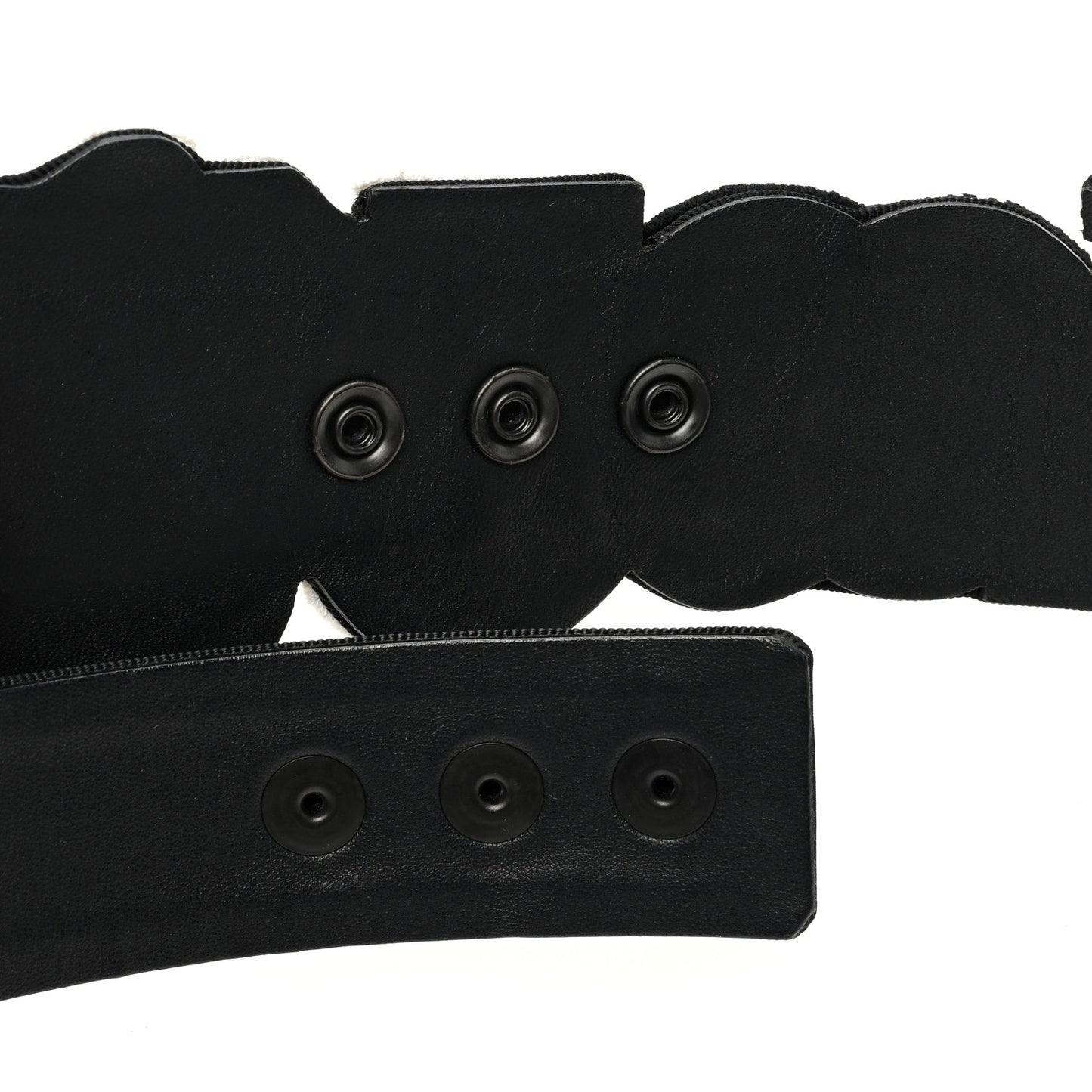 Embroidered Grosgrain Belt 90 36 Black