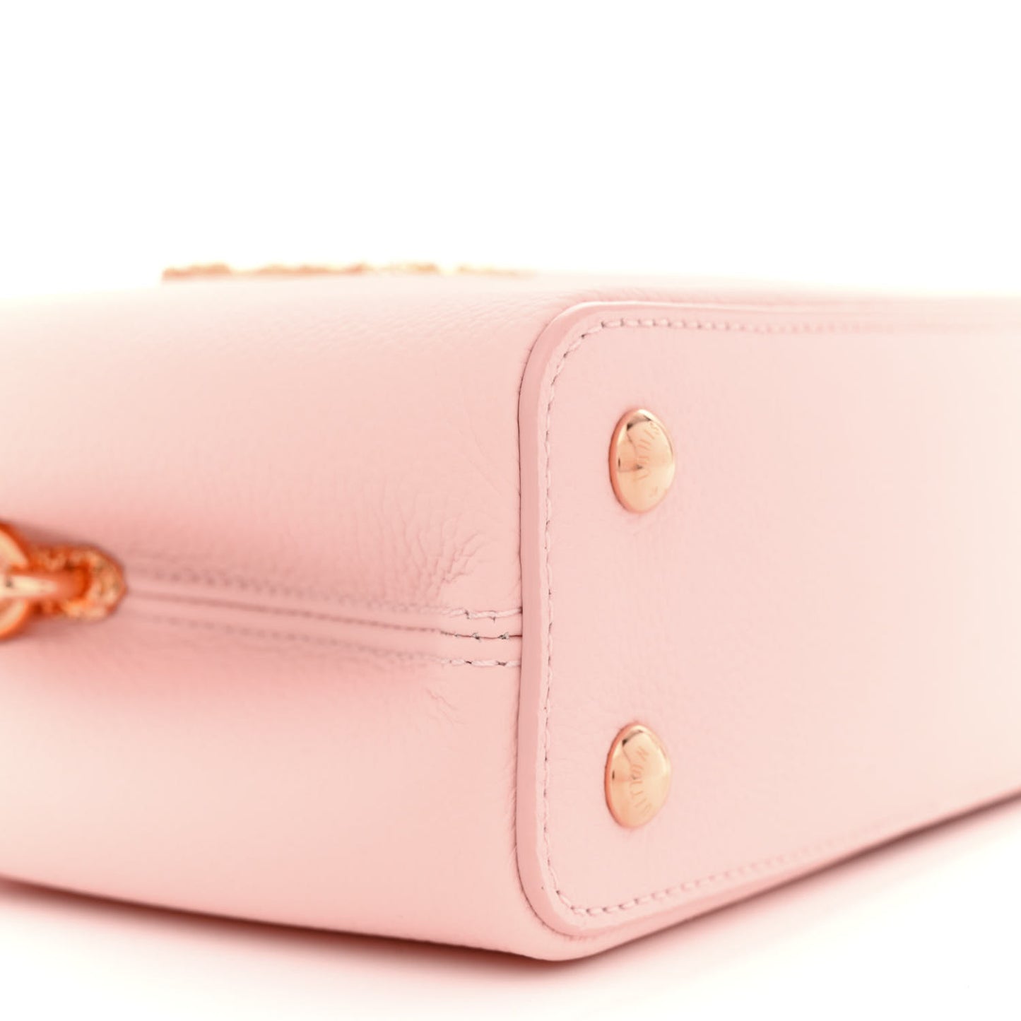 Taurillon Capucines East West Mini Rose Jasmin