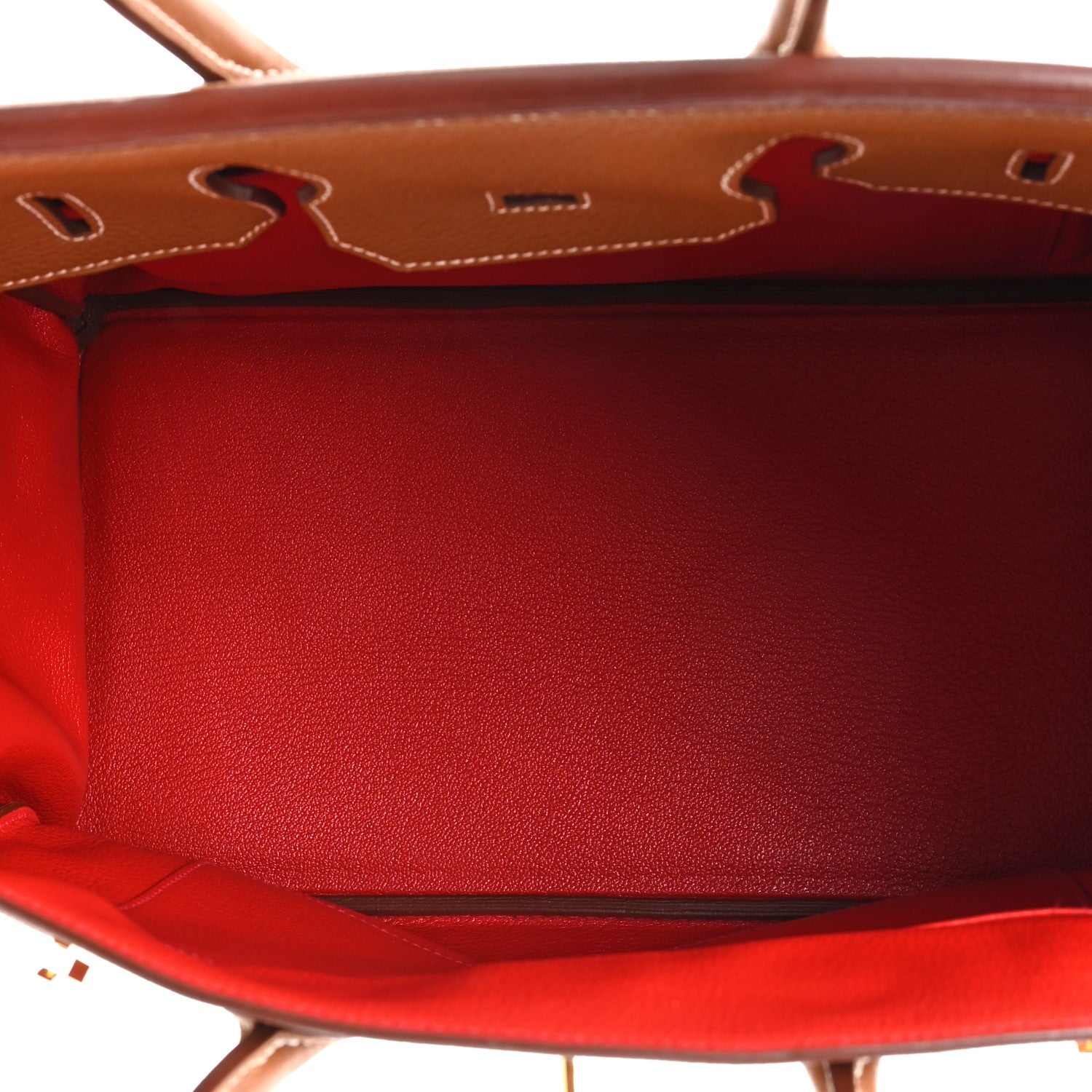 Hermes Togo Verso Birkin 35 Gold Geranium 5 of 13