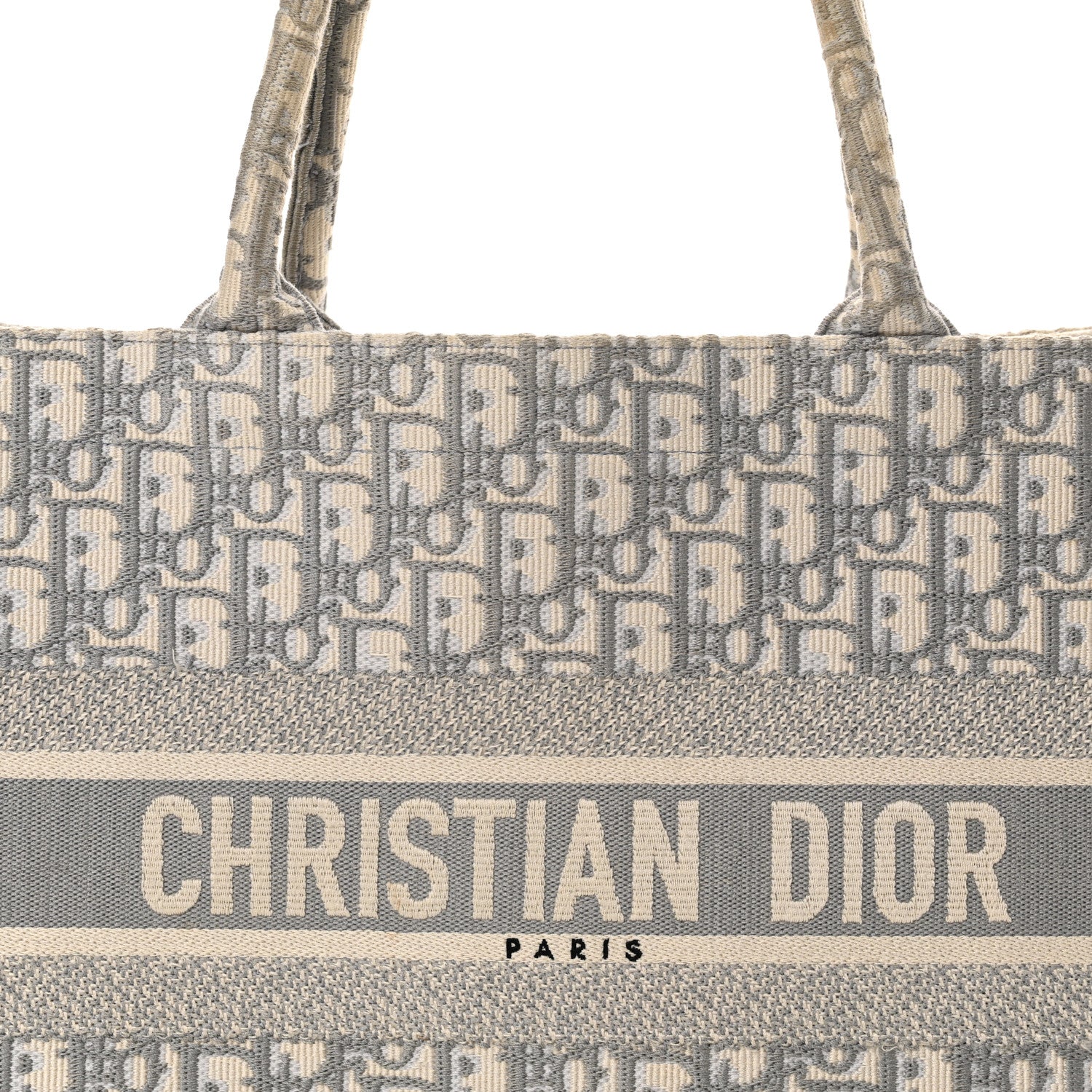 Christian Dior Oblique Medium Book Tote Grey 8 of 18